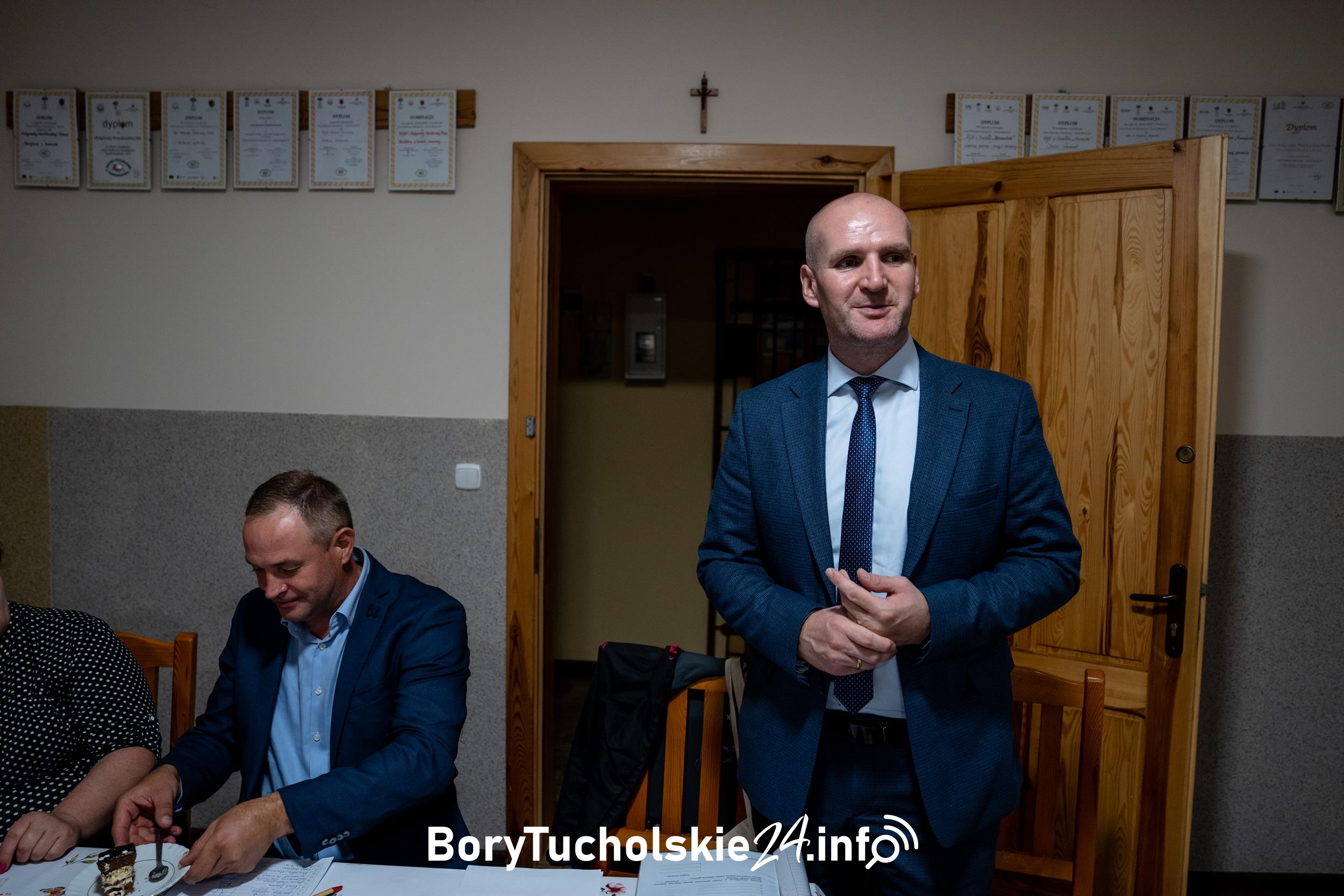 Starosta Andrzej Urbański remont droga Brzeźno Łoboda