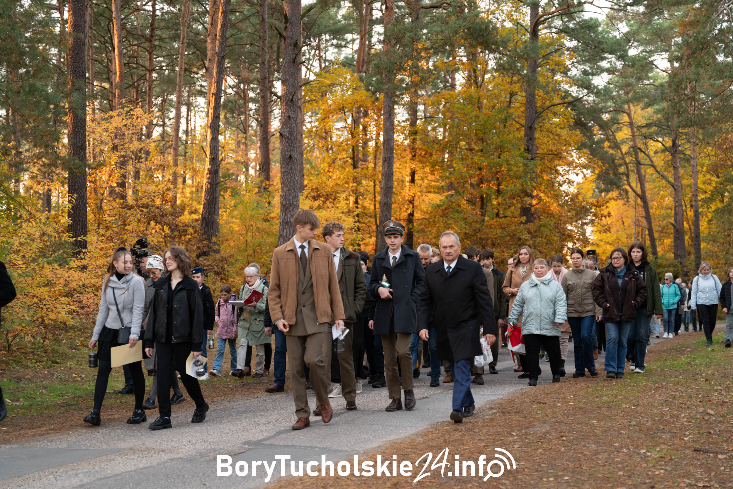 Spacer Pamięci w Tucholi. Zaduszki Patriotyczne ku czci ofiar Rudzki Most 1939