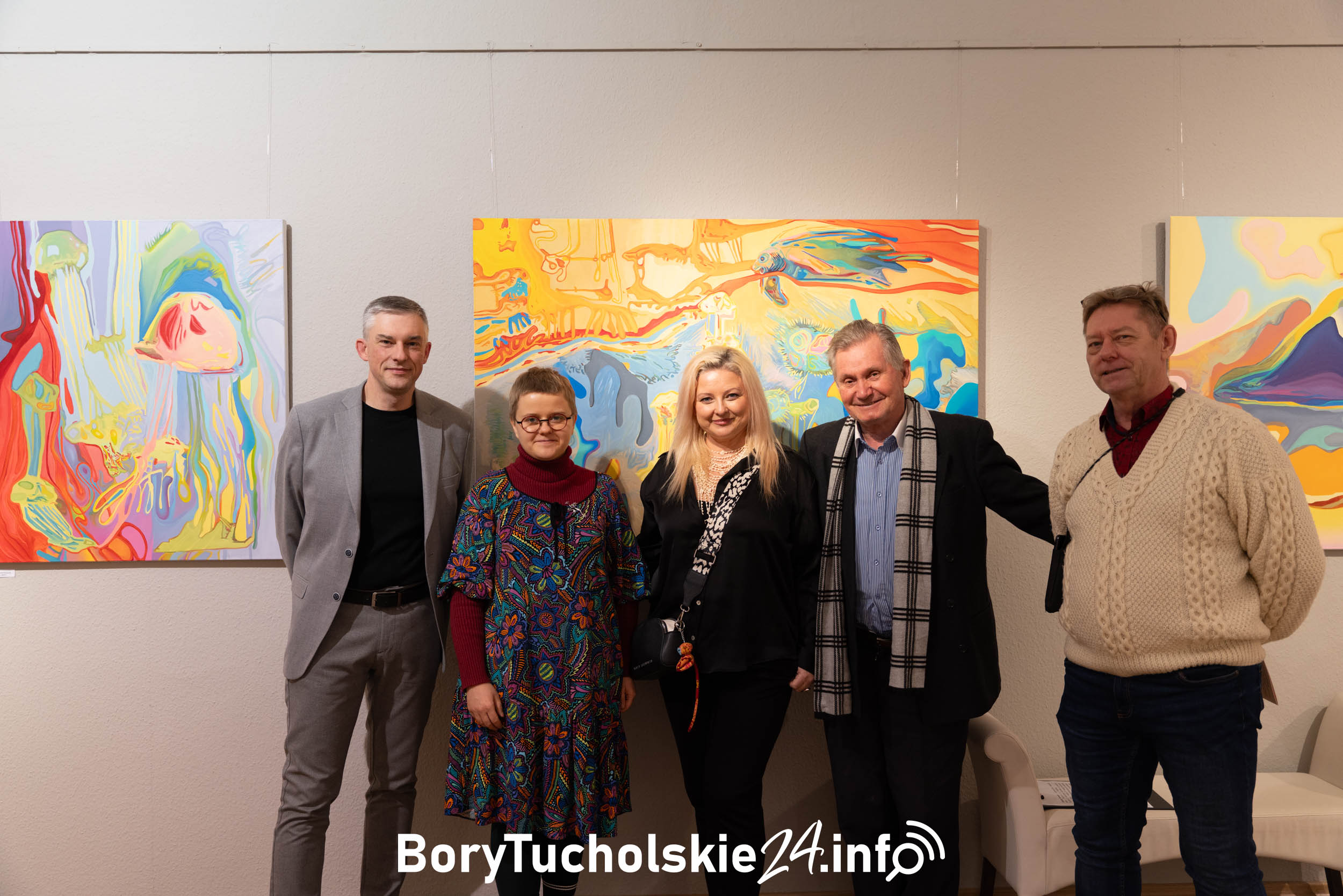 Wernisaż Urszuli Kulczyk w Tucholskim Ośrodku Kultury