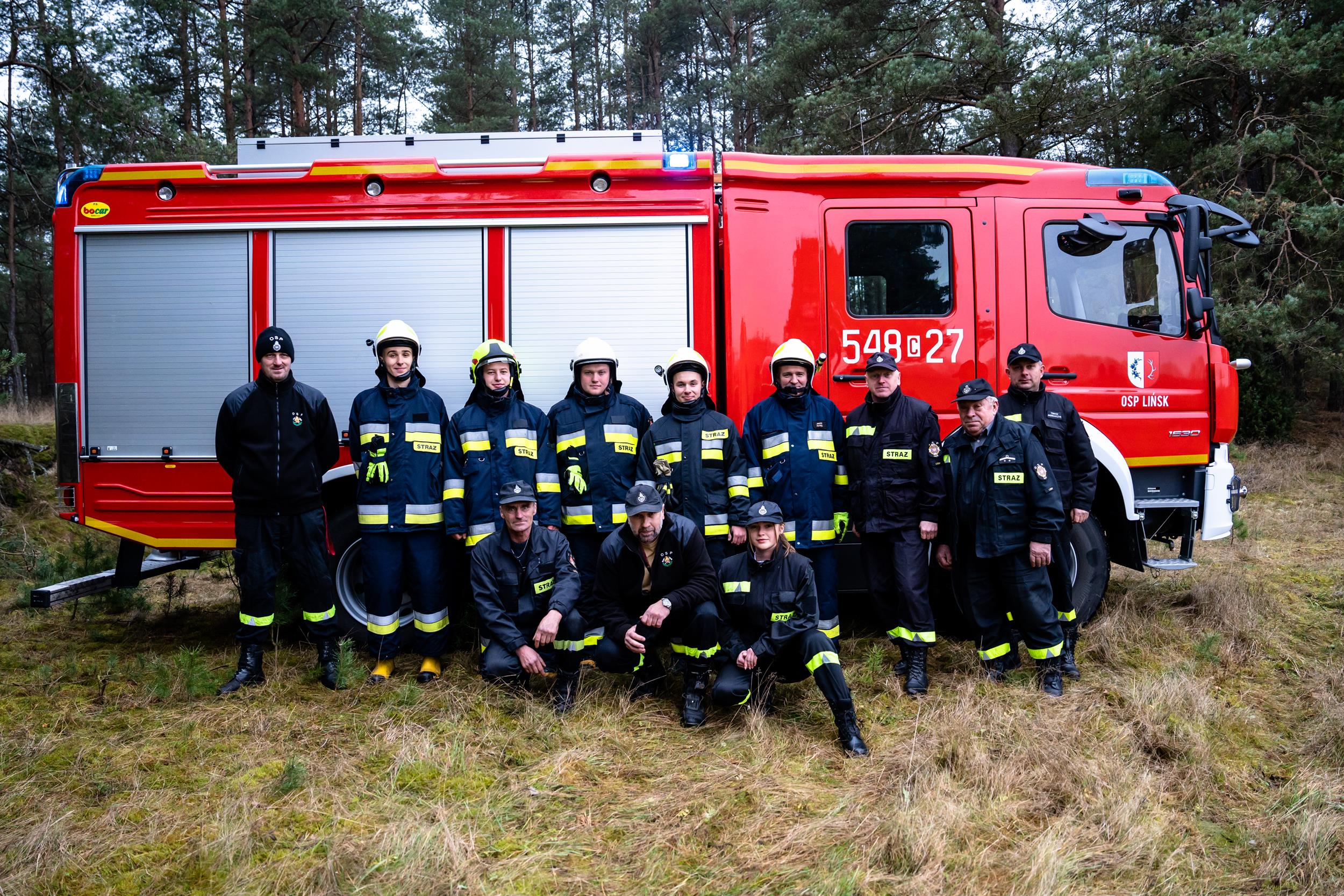Podziękowanie od strażaków z Lińska 