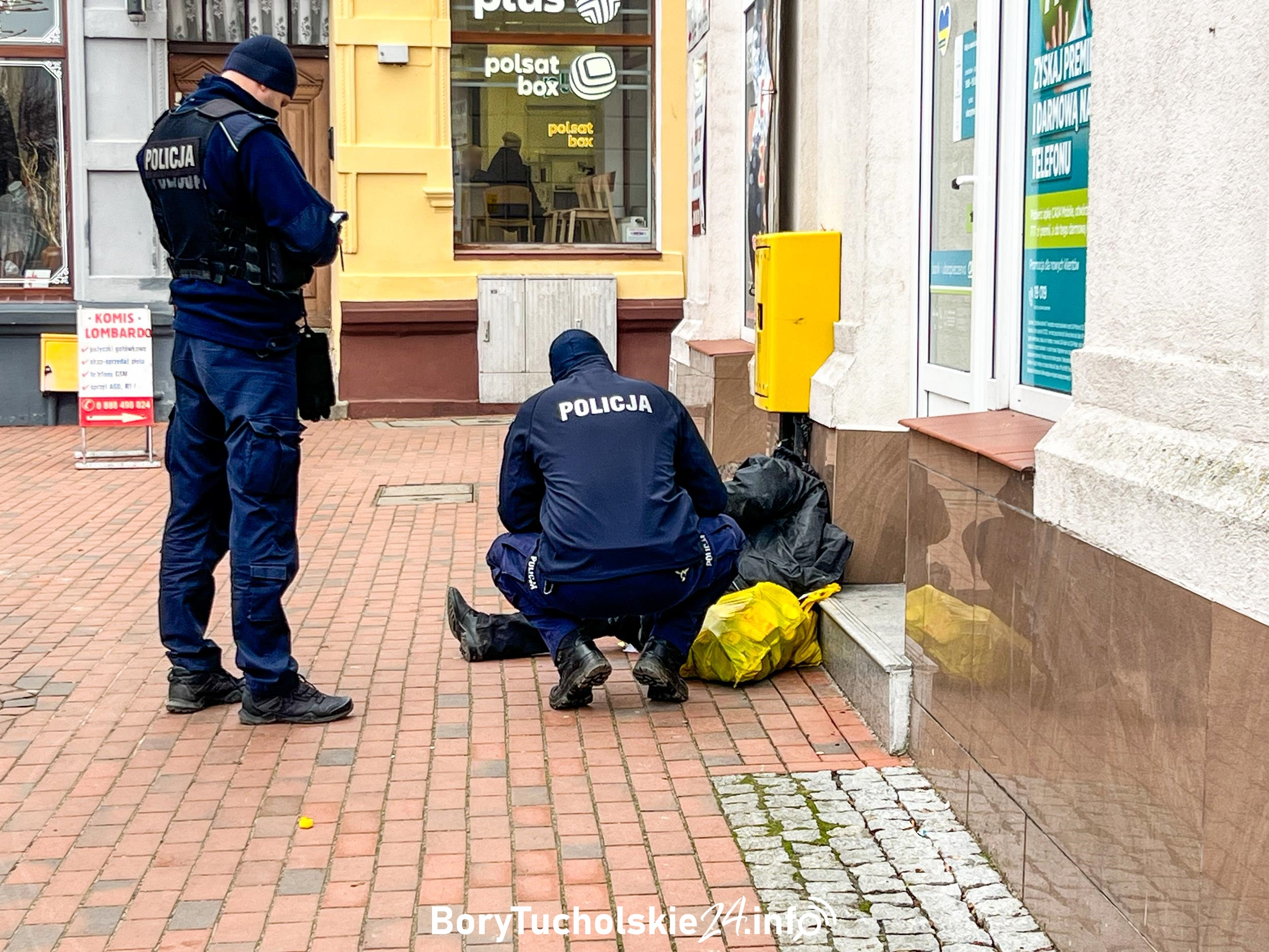 W Tucholi jest problem z nietrzeźwymi bezdomnymi? Kolejna interwencja policji w centrum miasta