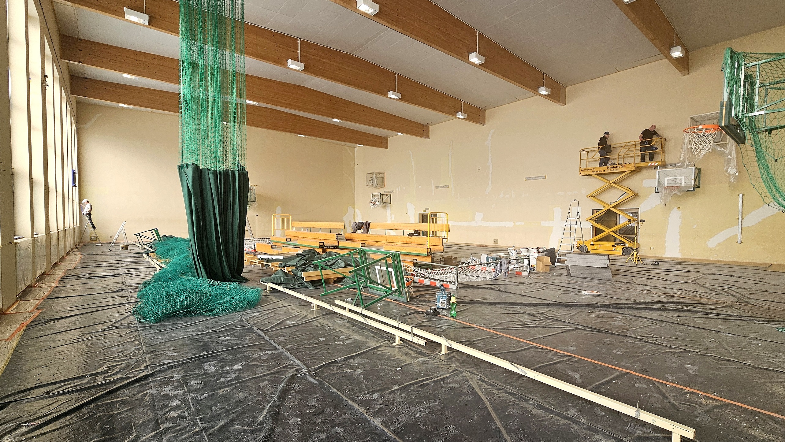 Rozpoczął się remont sali przy ZS w Malachinie (FOTO)