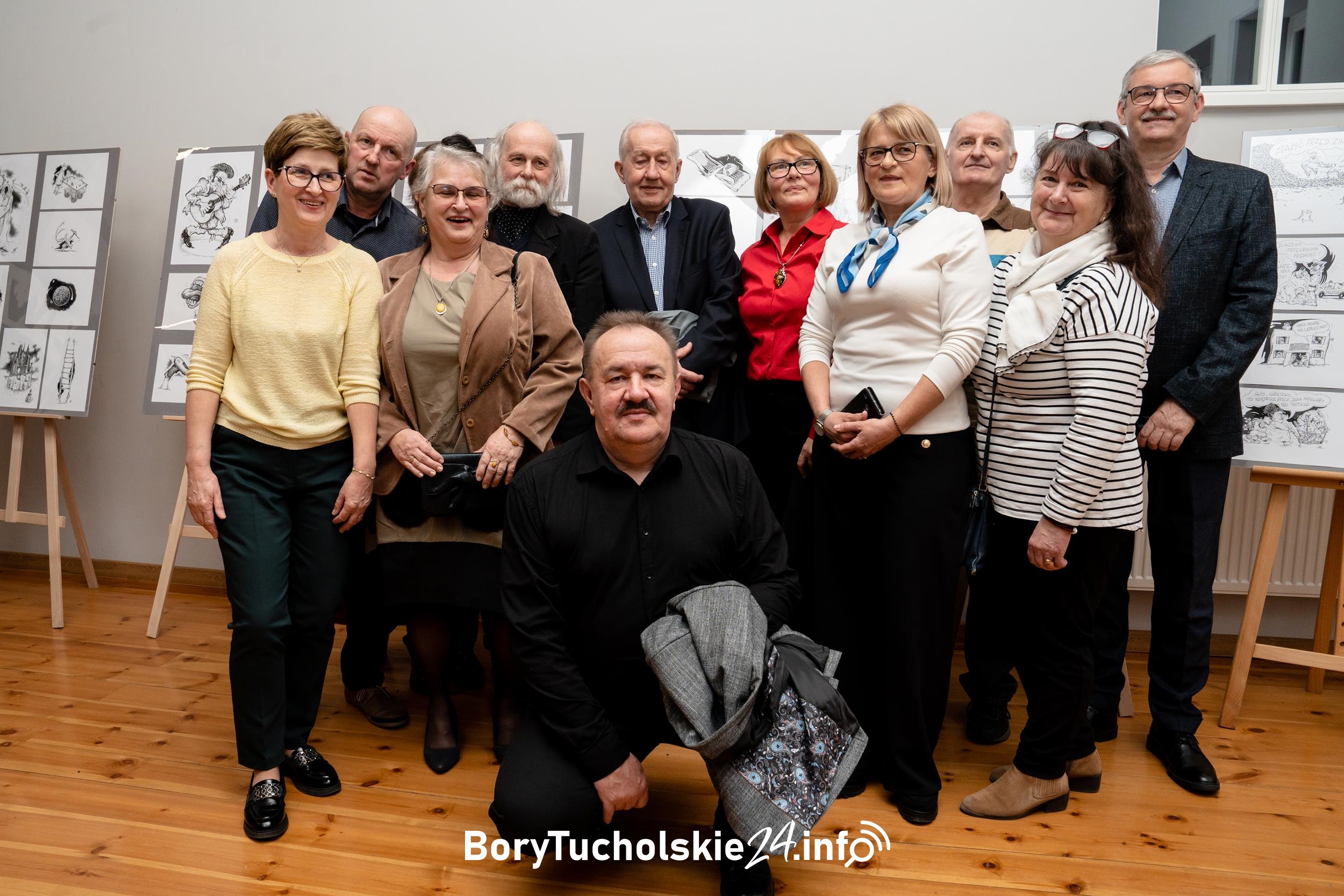 Wernisaż wystawy rysunku Jerzego Czapiewskiego (FOTO, WIDEO)