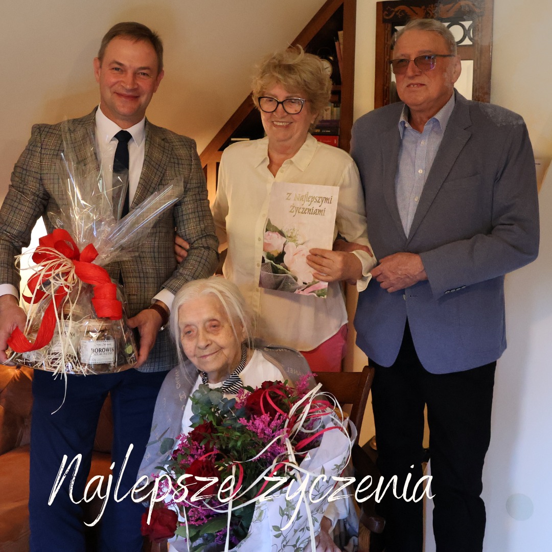 104. urodziny Pani Leokadii Janiszewskiej z gminy Śliwice
