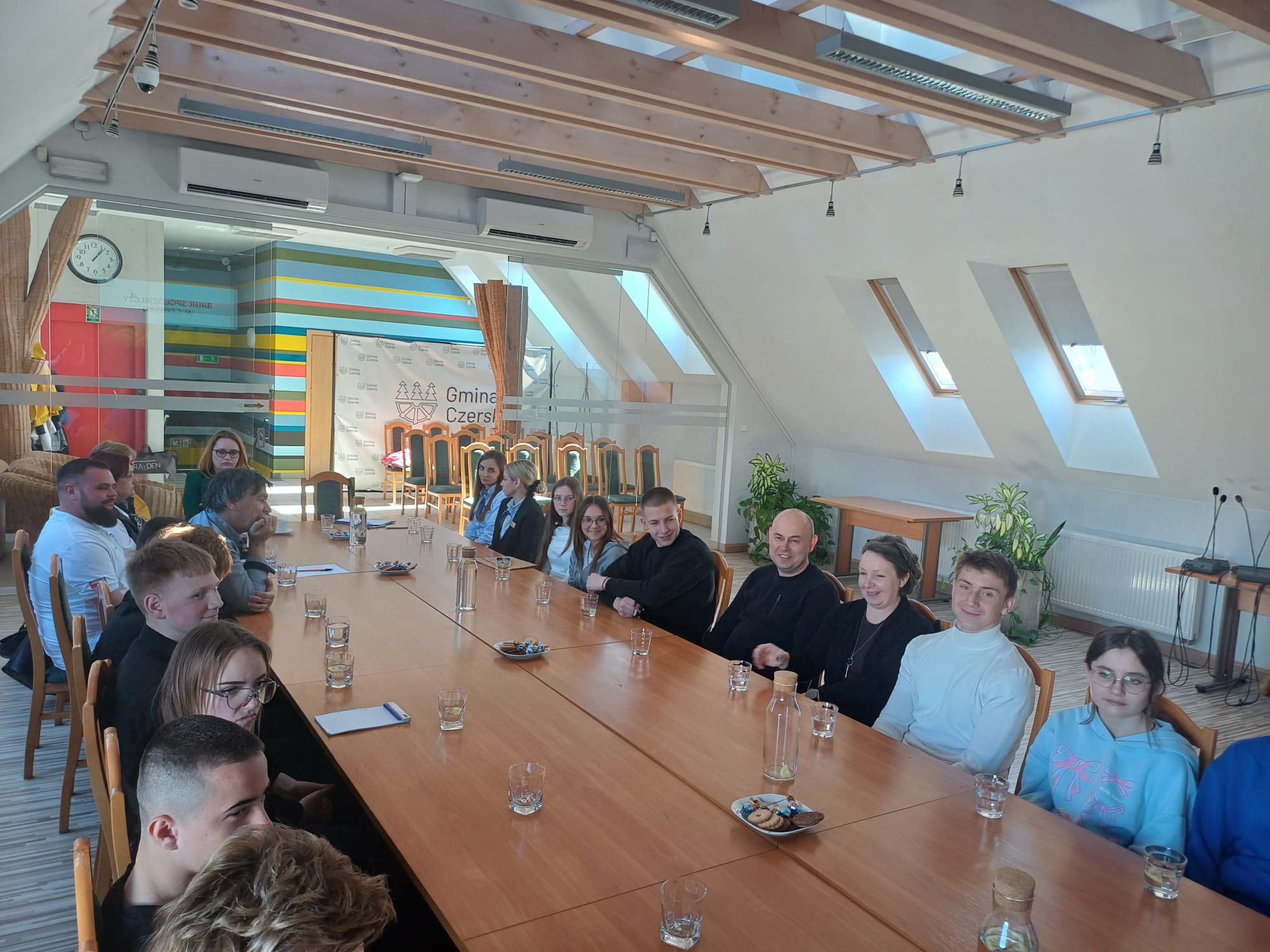 Spotkanie Młodzieżowej Rady Miejskiej w Czersku