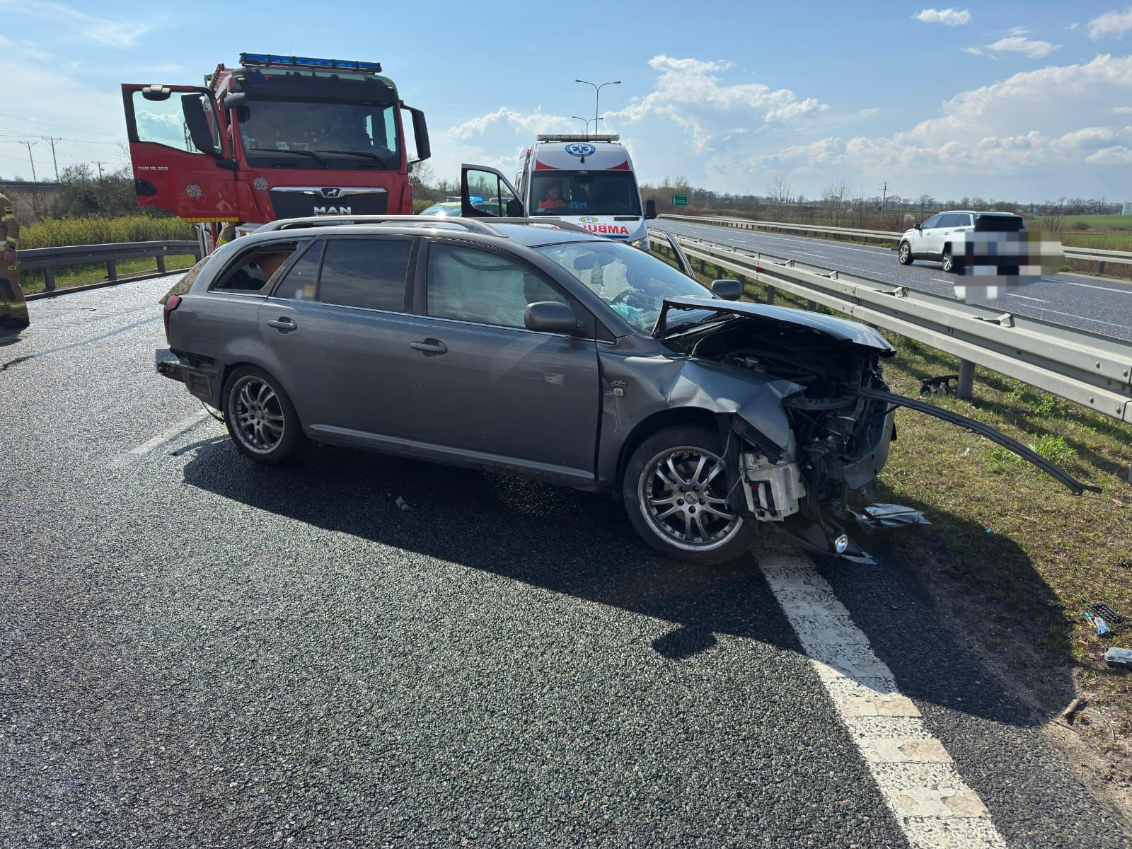 Wypadek drogowy na obwodnicy Chojnic (FOTO)