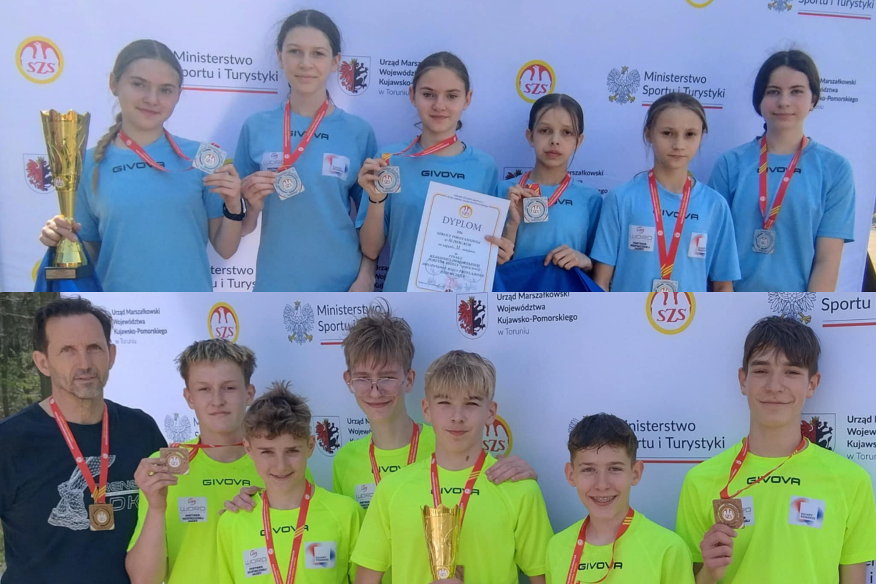 Reprezentacje ze Śliwic na podium na mistrzostwach województwa