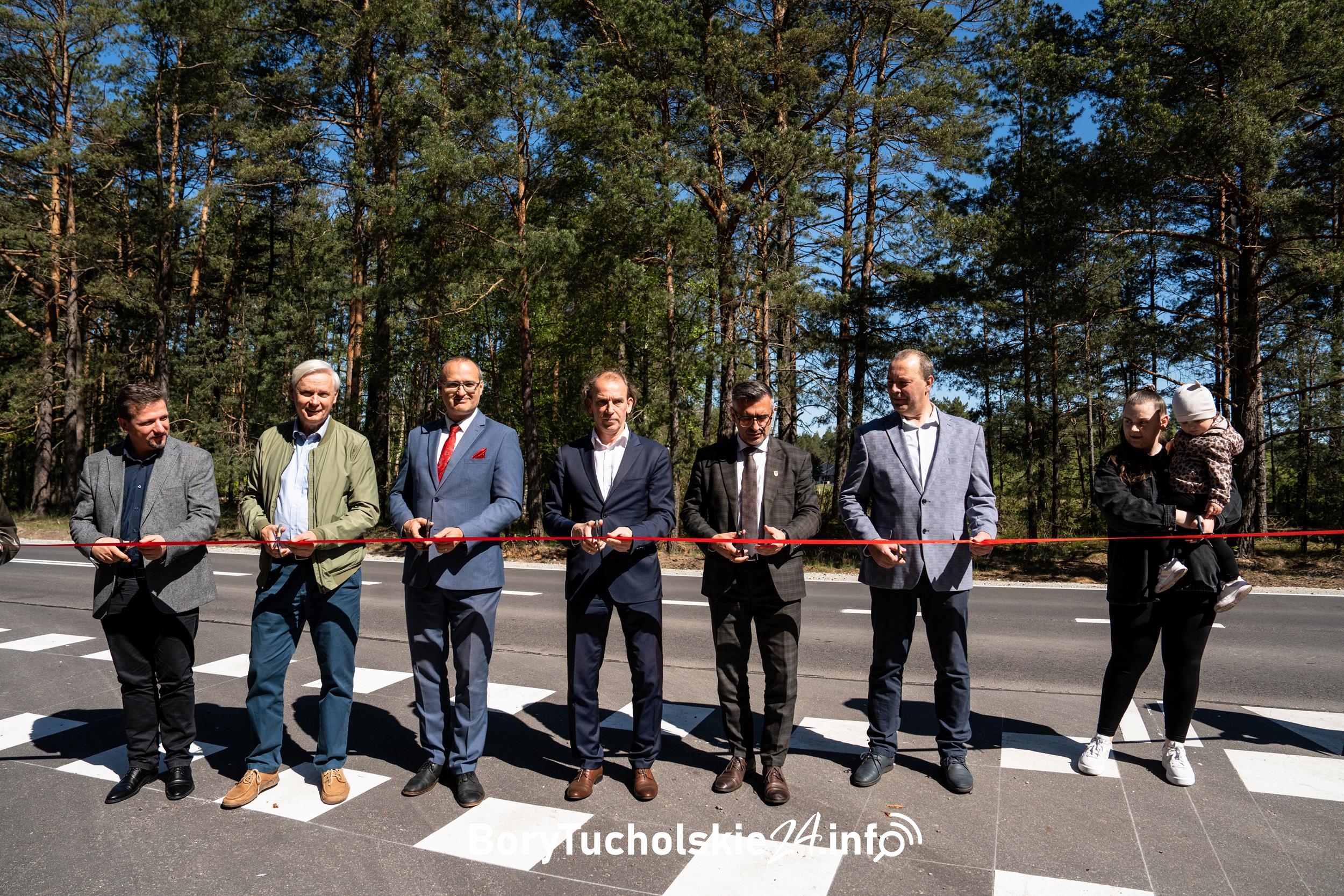 Oficjalne otwarcie chojnickiego odcinka drogi Czersk – Śliwice (FOTO, WIDEO)