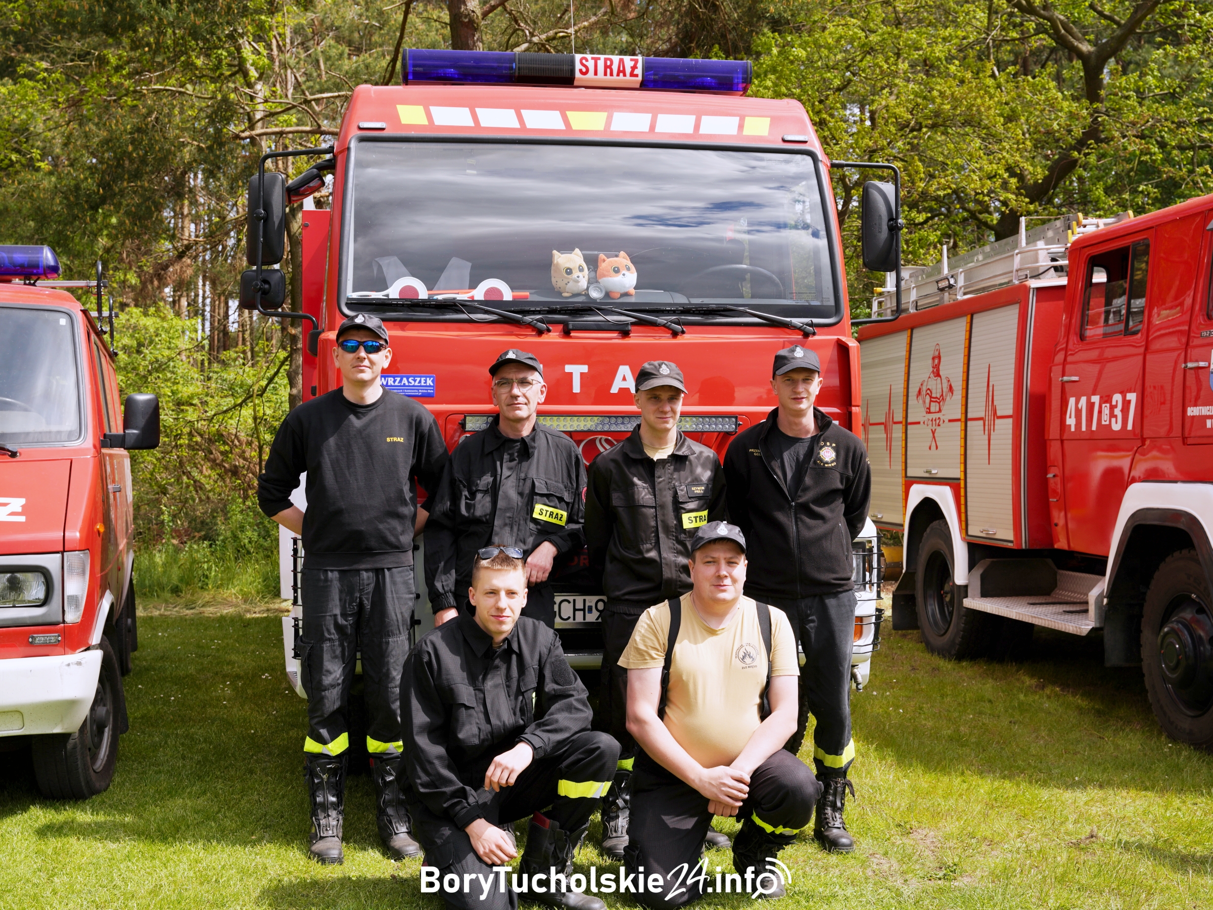 Sportowa rywalizacja jednostek OSP z terenu parafii Łąg (FOTO)