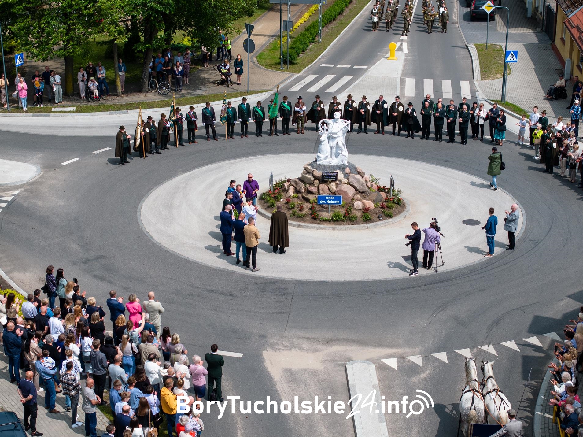 Jubileusz Bractwa św. Huberta i odsłonięcie pomnika na rondzie (FOTO, WIDEO) 
