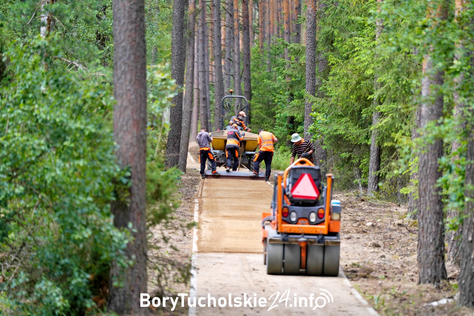 Ścieżka rowerowa Tuchola–Cekcyn jest coraz bliżej ukończenia (FOTO)