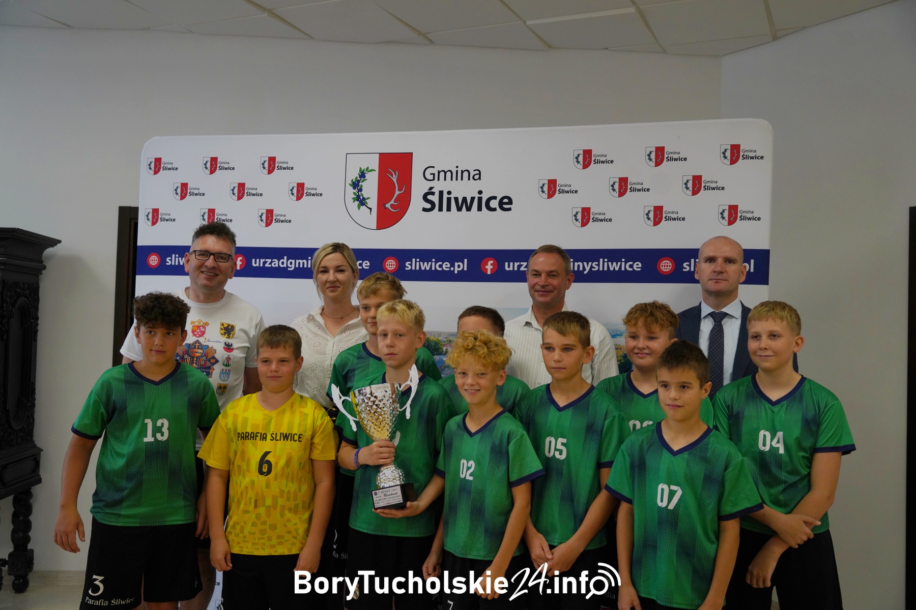 Nagrodzenie Ministrantów ze Śliwic za wygraną w ogólnopolskim turnieju