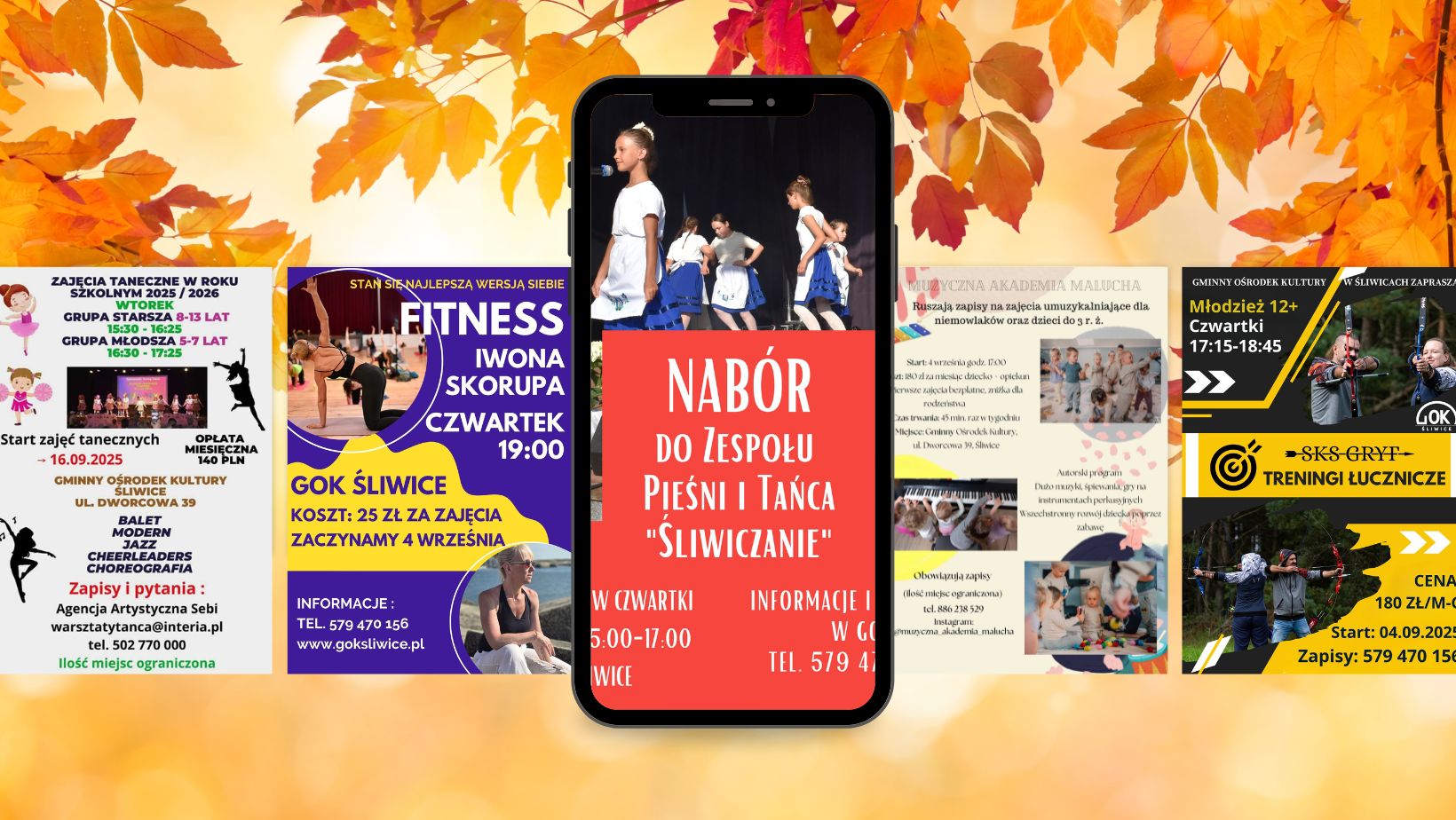 GOK w Śliwicach zaprasza na zajęcia dla każdego