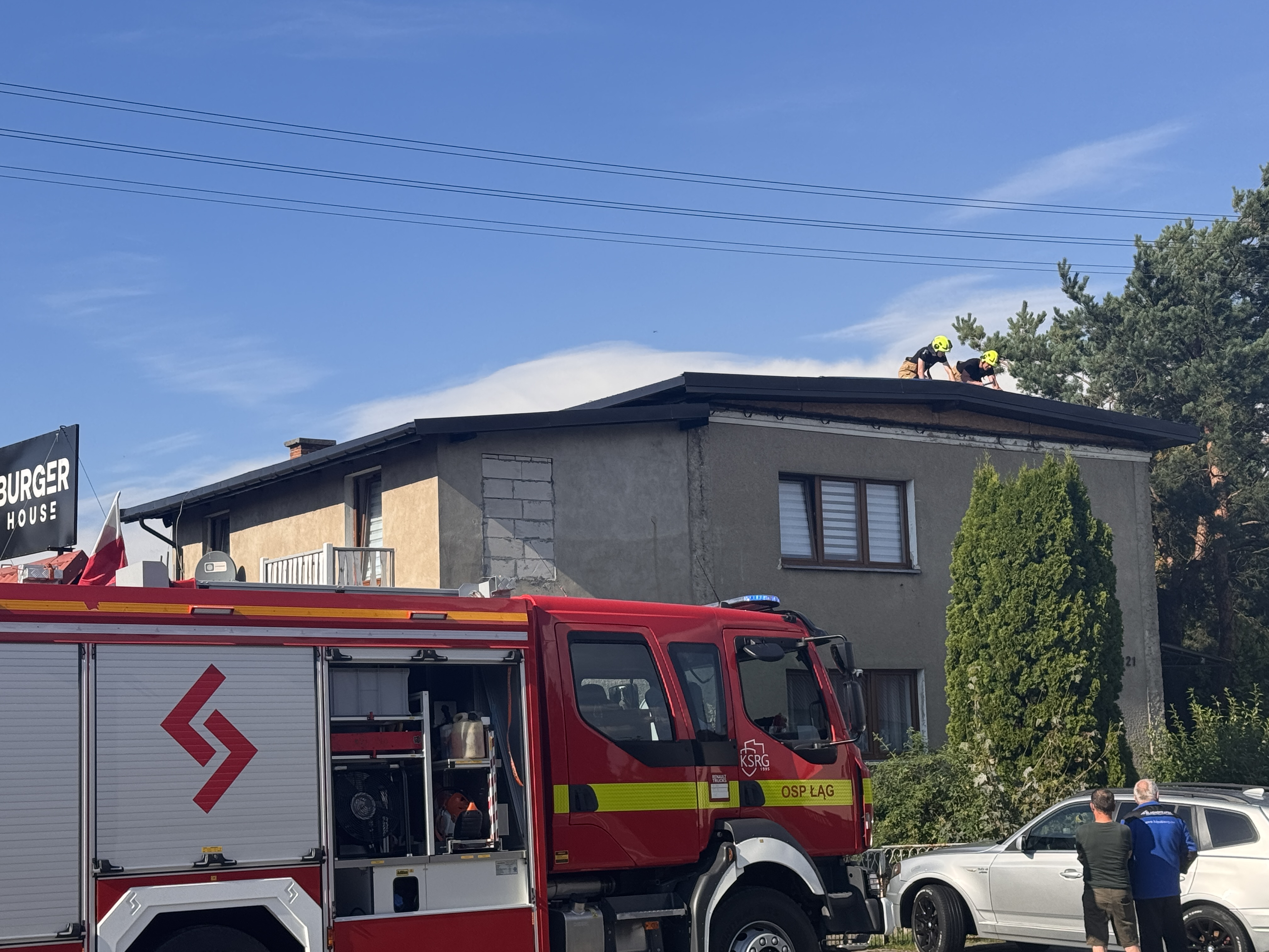 Silna, lecz krótka burza przeszła nad gminą Czersk