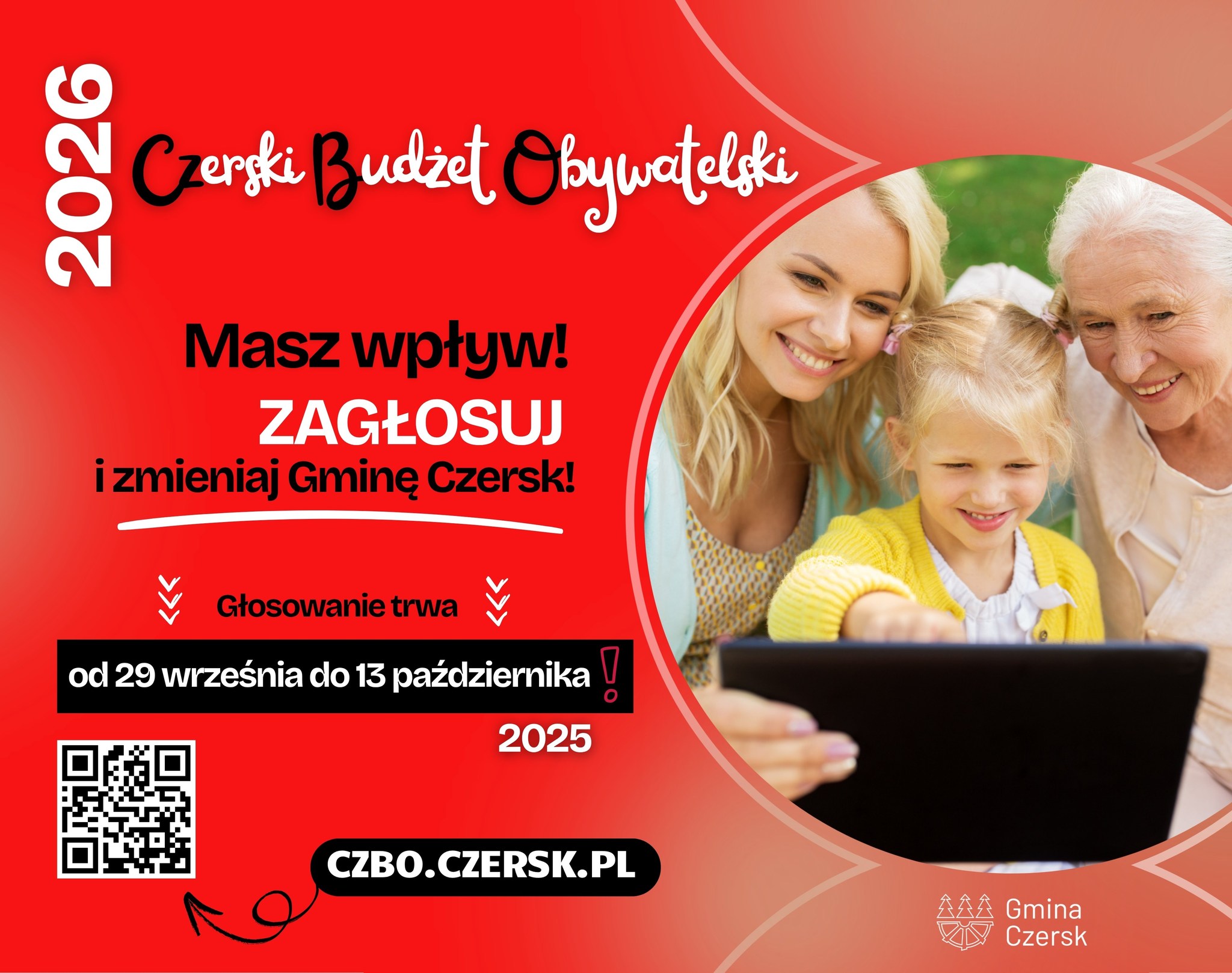 Ostatnie chwile głosowania na Czerski Budżet Obywatelski 2026
