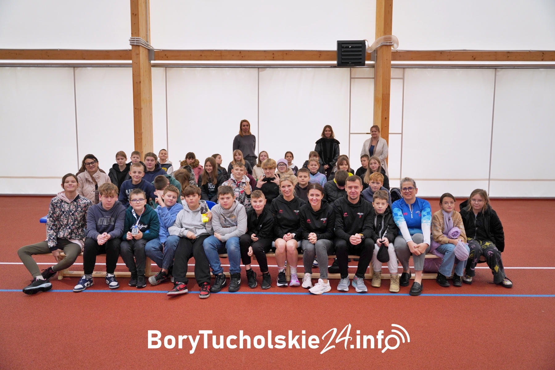 Biegające Śliwice z wizytą w Szkole Podstawowej w Lińsku (FOTO, WIDEO)