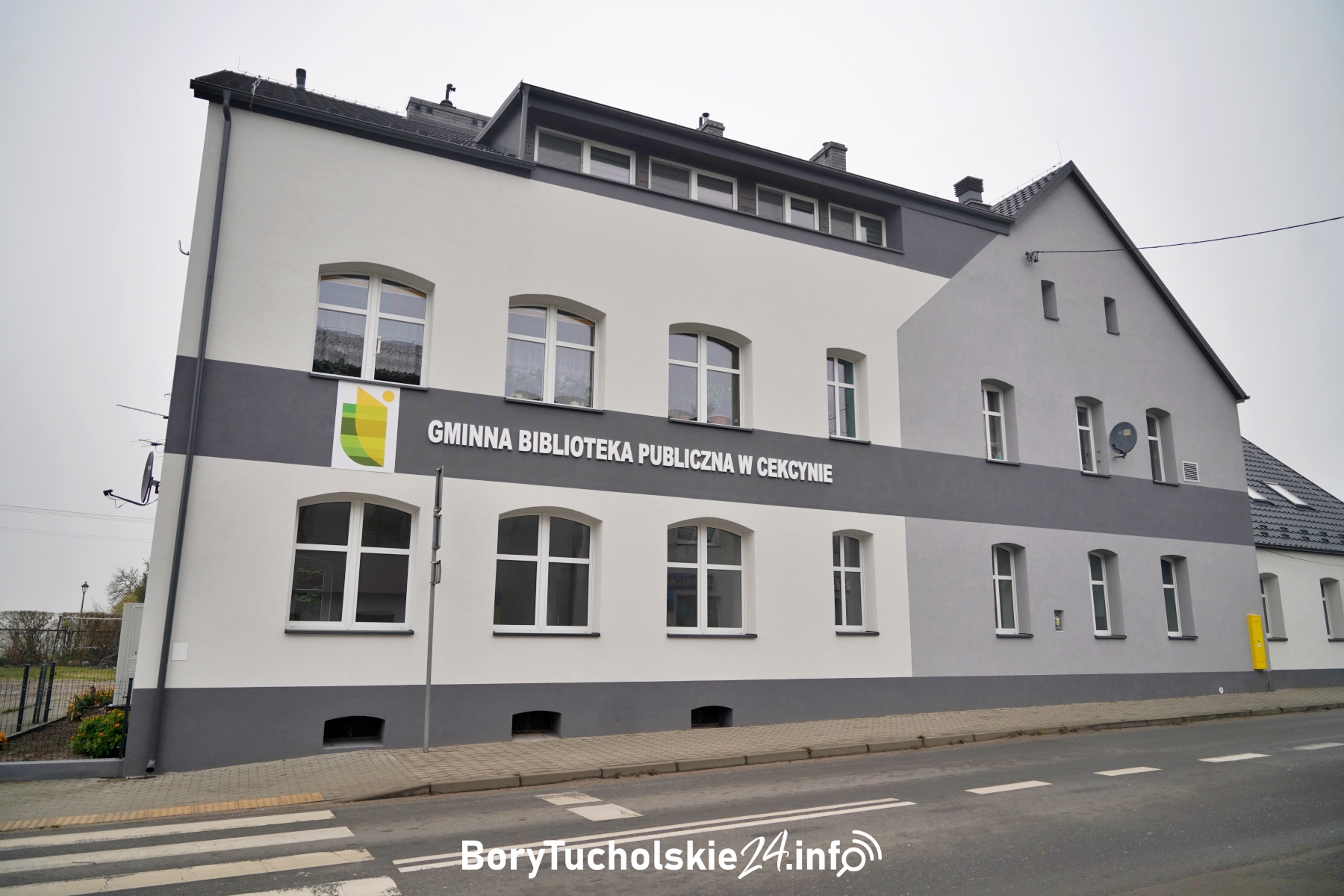 Nowa siedziba Gminnej Biblioteki Publicznej w Cekcynie coraz bliżej (FOTO)