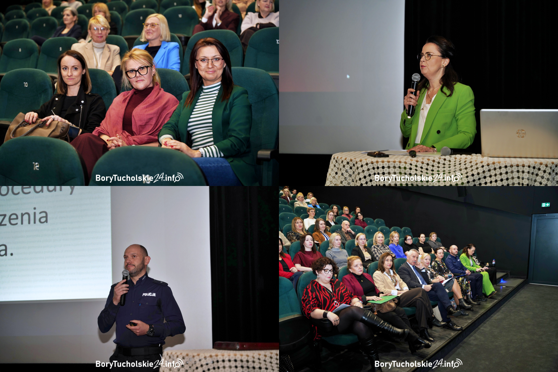 Tuchola przeciw przemocy wobec dzieci – konferencja, czerwone światła i wspólne działania (FOTO, WIDEO)