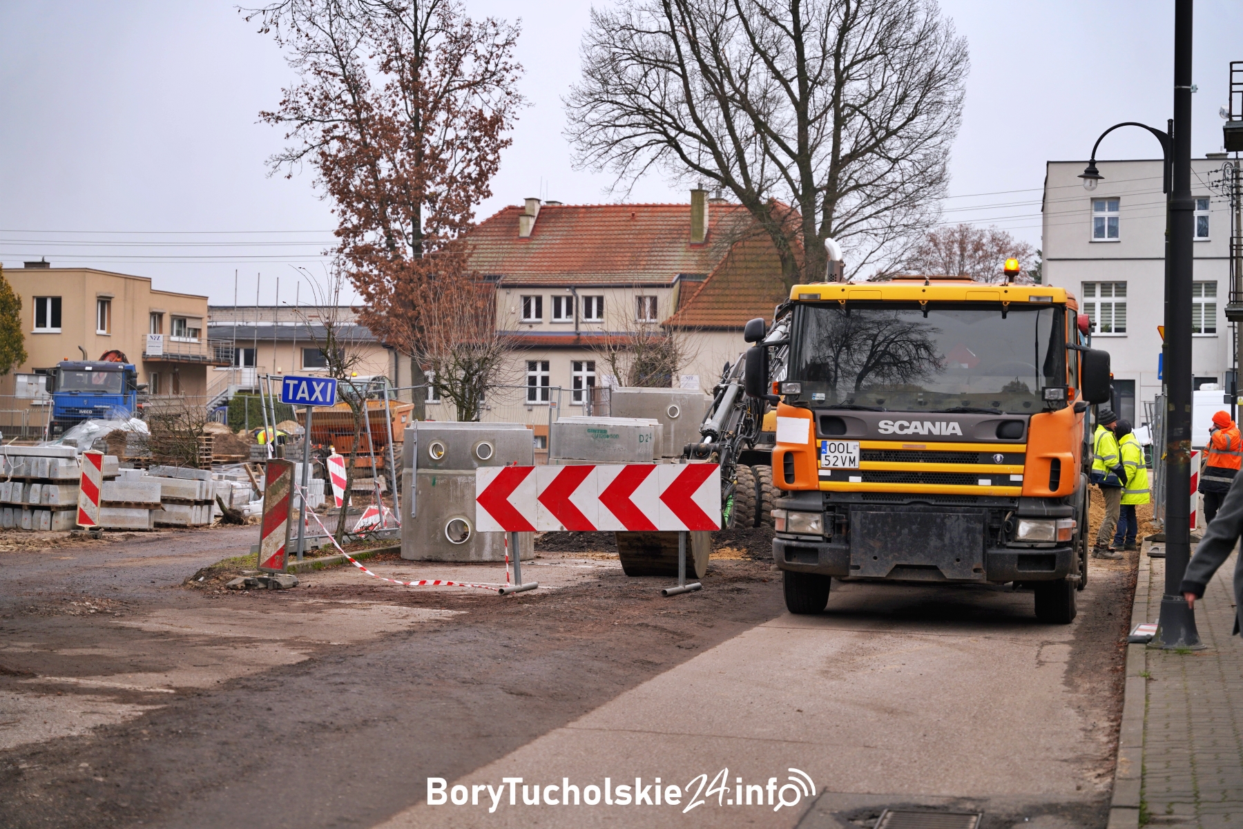Utrudnienia na ul. Rynkowej w Czersku. Ruszają prace związane z budową kanalizacji deszczowej