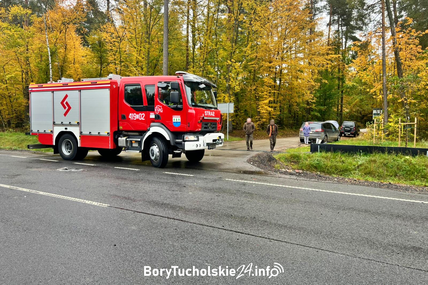 Czy na drodze 22 w gminie Czerska trzeba zmienić oznakowanie? fot. BoryTucholskie24.info