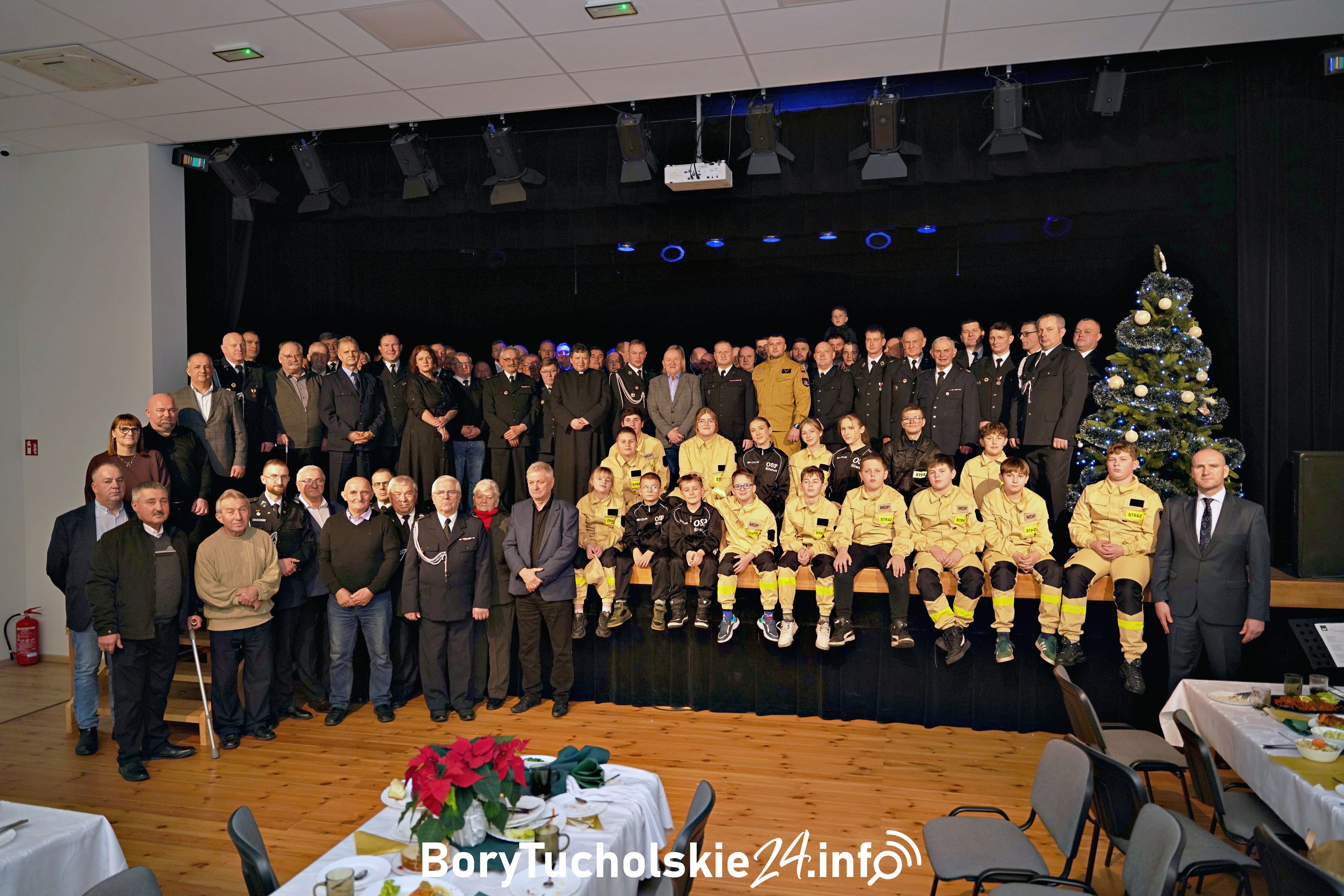 Spotkanie opłatkowe druhów OSP i MDP z gminy Śliwice (FOTO, WIDEO)