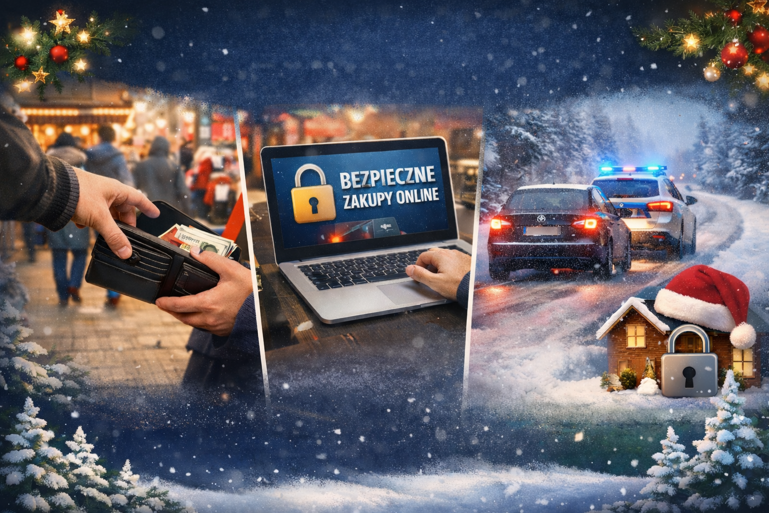 Świąteczny apel policji: zadbajmy o bezpieczeństwo przed Bożym Narodzeniem