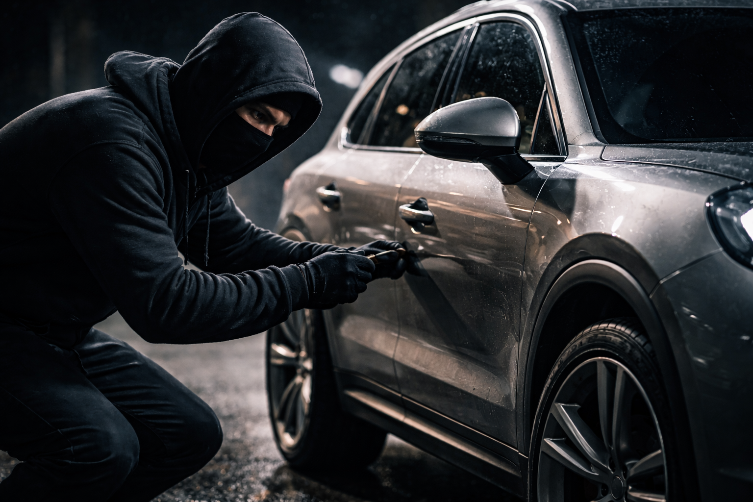 Kradzież samochodu w Czersku. Zginęło Porsche. BoryTucholskie24.info