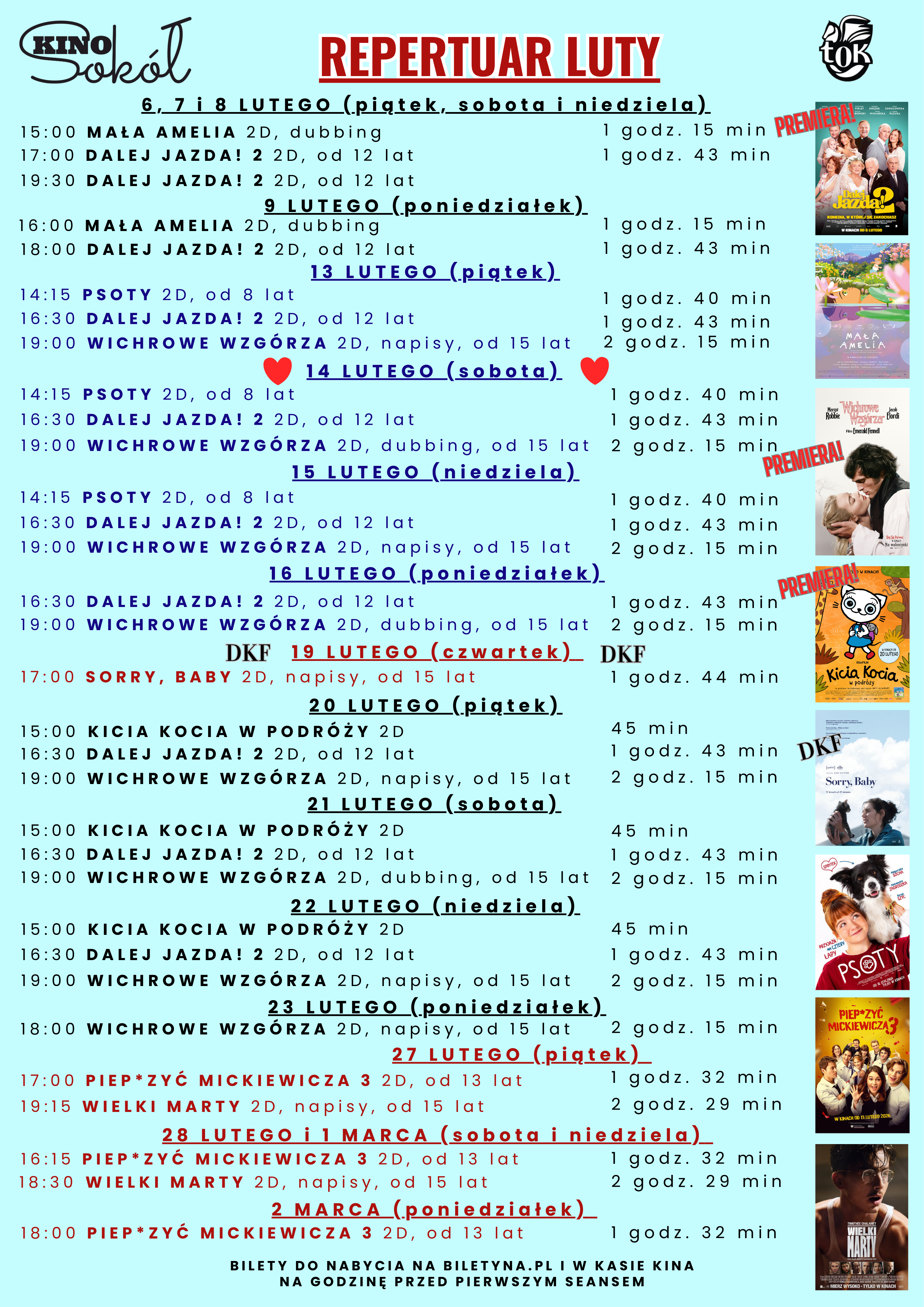 Kino Sokół w Tucholi (REPERTUAR NA LUTY)