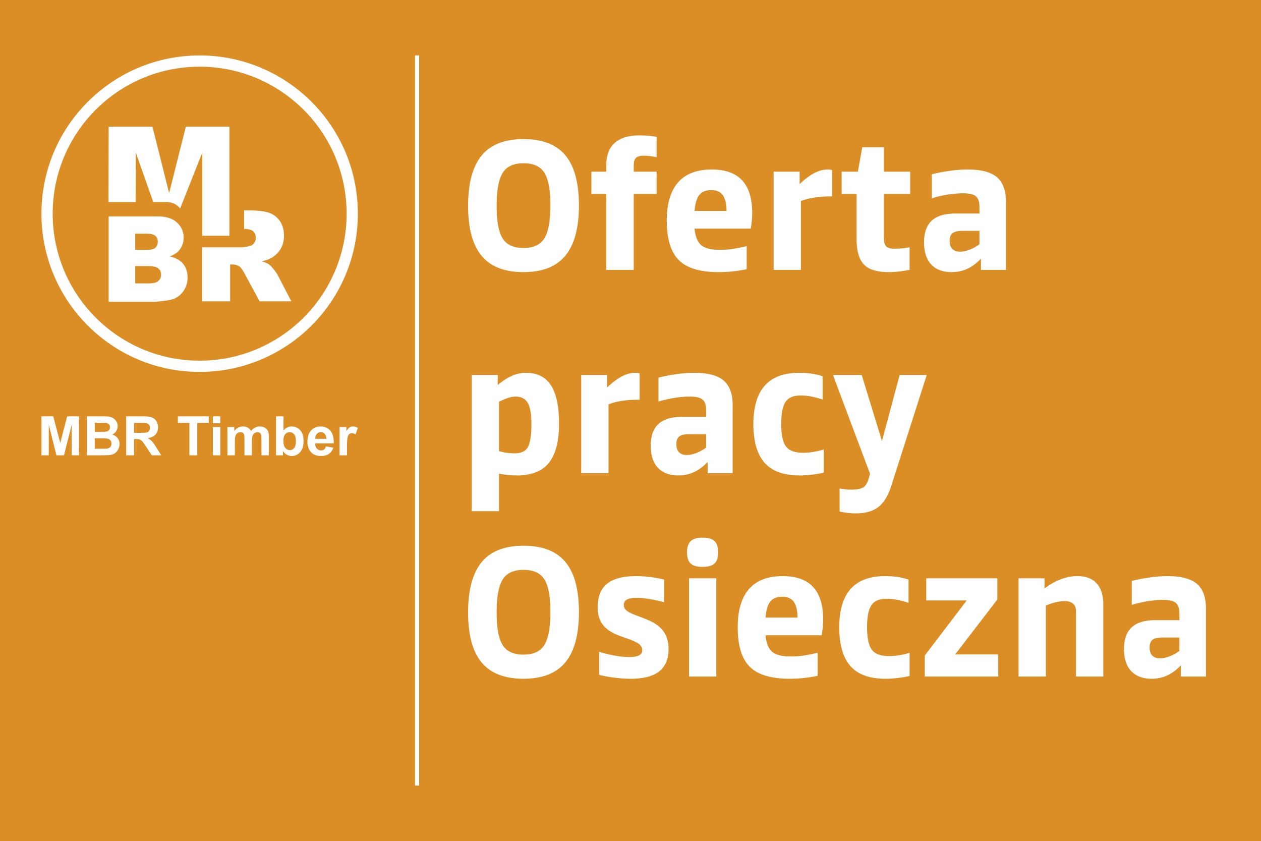 Oferta pracy - operator maszyn do obróbki drewna