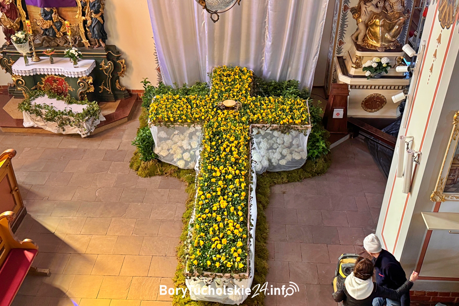 Grób Pański w Parafii św. Marii Magdaleny w Czersku w nowej formie (FOTO, WIDEO)