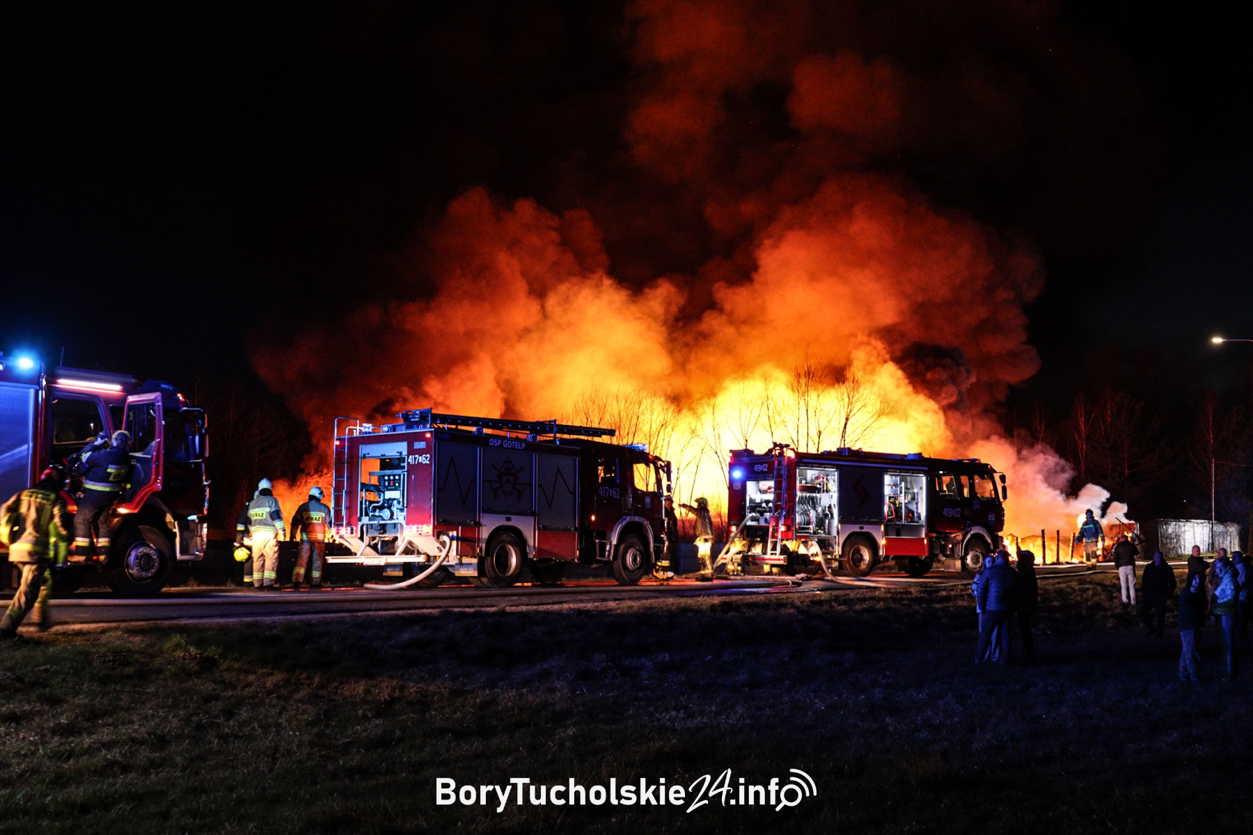 Pożar Czersk. Pożar w Czersku 