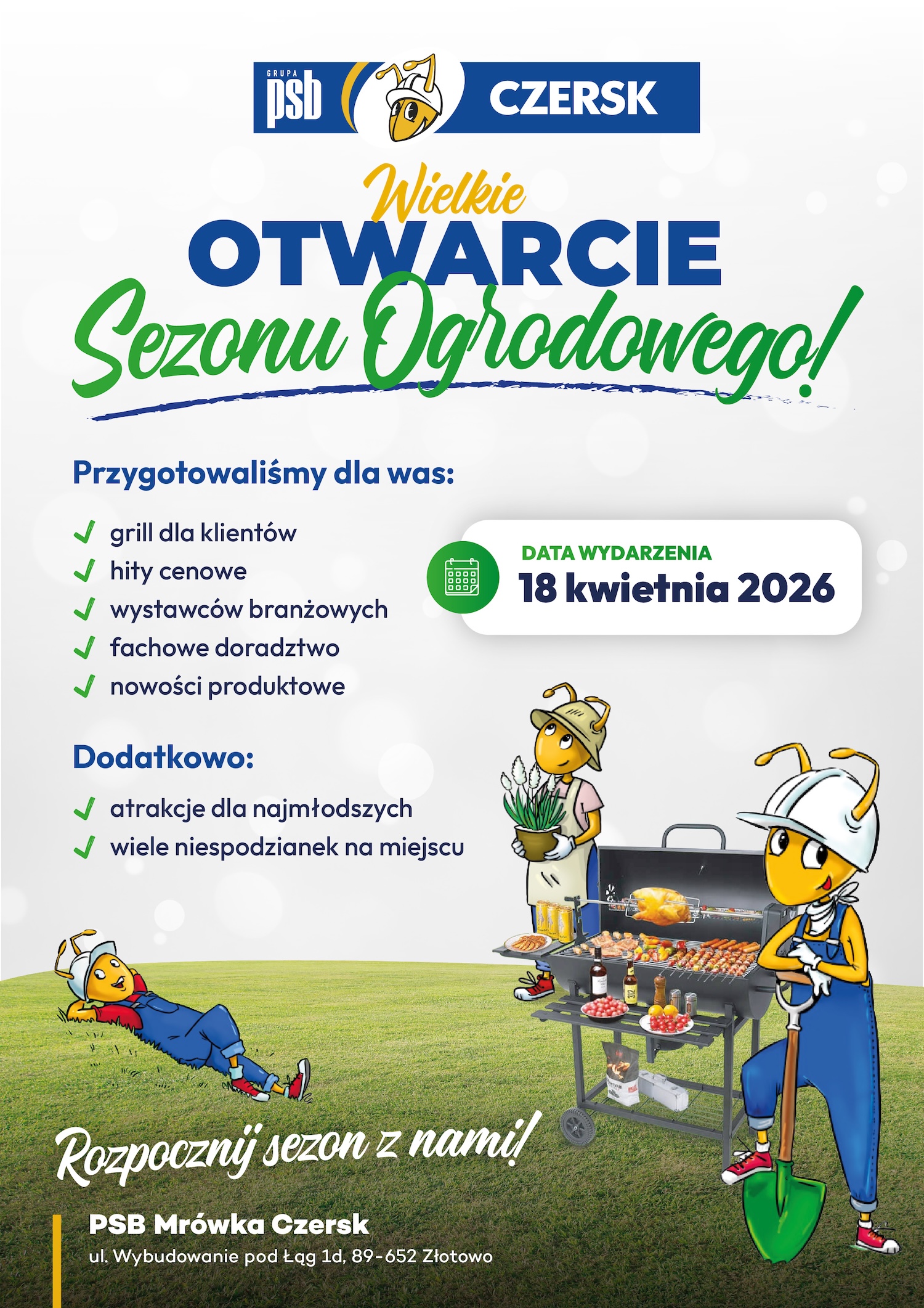 Otwarcie sezonu ogrodowego w Mrówce w Czersku