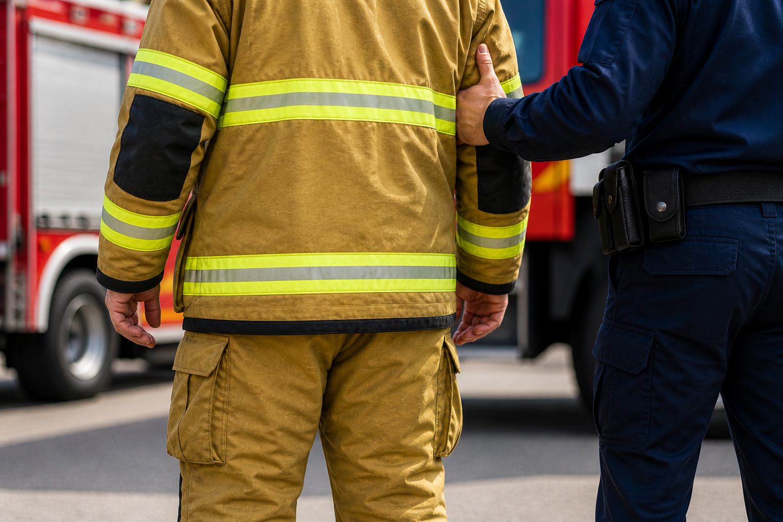 Policja zatrzymała strażaka OSP w Legbądzie. Kierowca wozu podczas akcji miał mieć jeden promil alkoholu