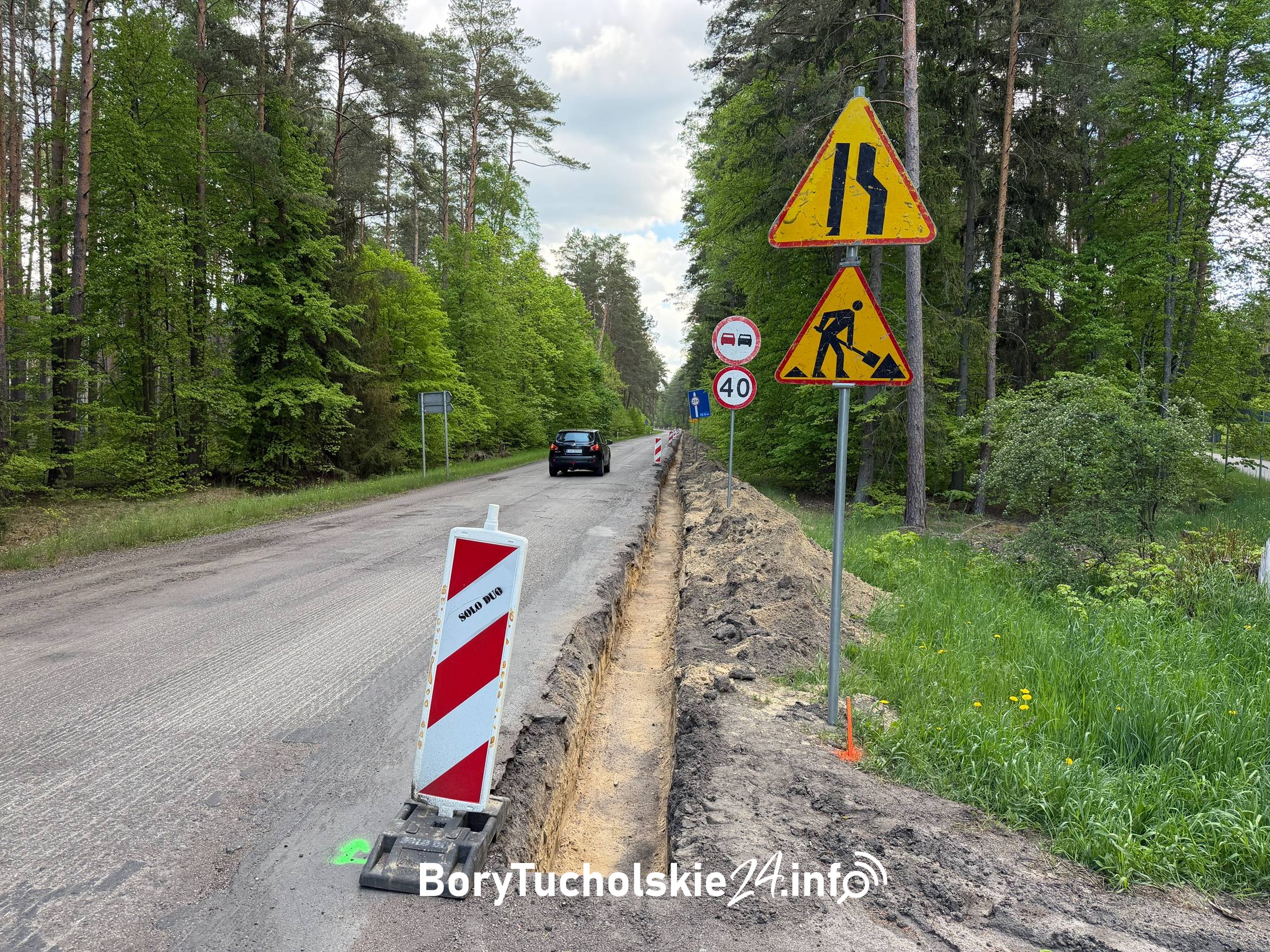 Ruszyła przebudowa czterech kilometrów drogi 237 w powiecie tucholskim