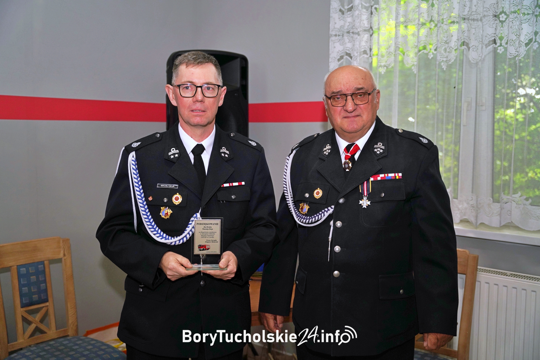 Maciej Deja stanął na czele Zarządu Oddziału Miejsko-Gminnego ZOSP RP w Czersku (FOTO)