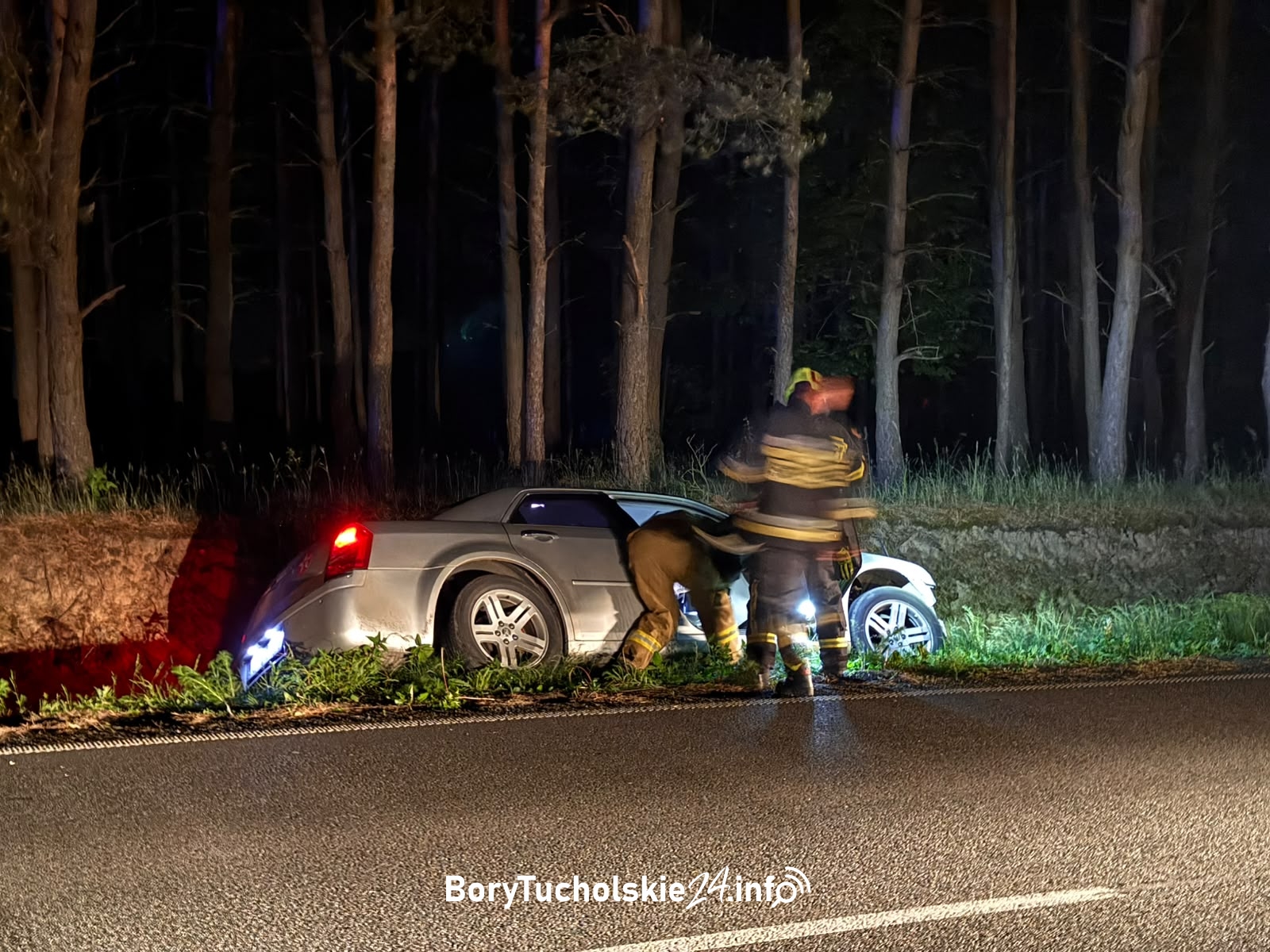 Pijany mieszkaniec powiatu tucholskiego doprowadził do zderzenia (FOTO, WIDEO)