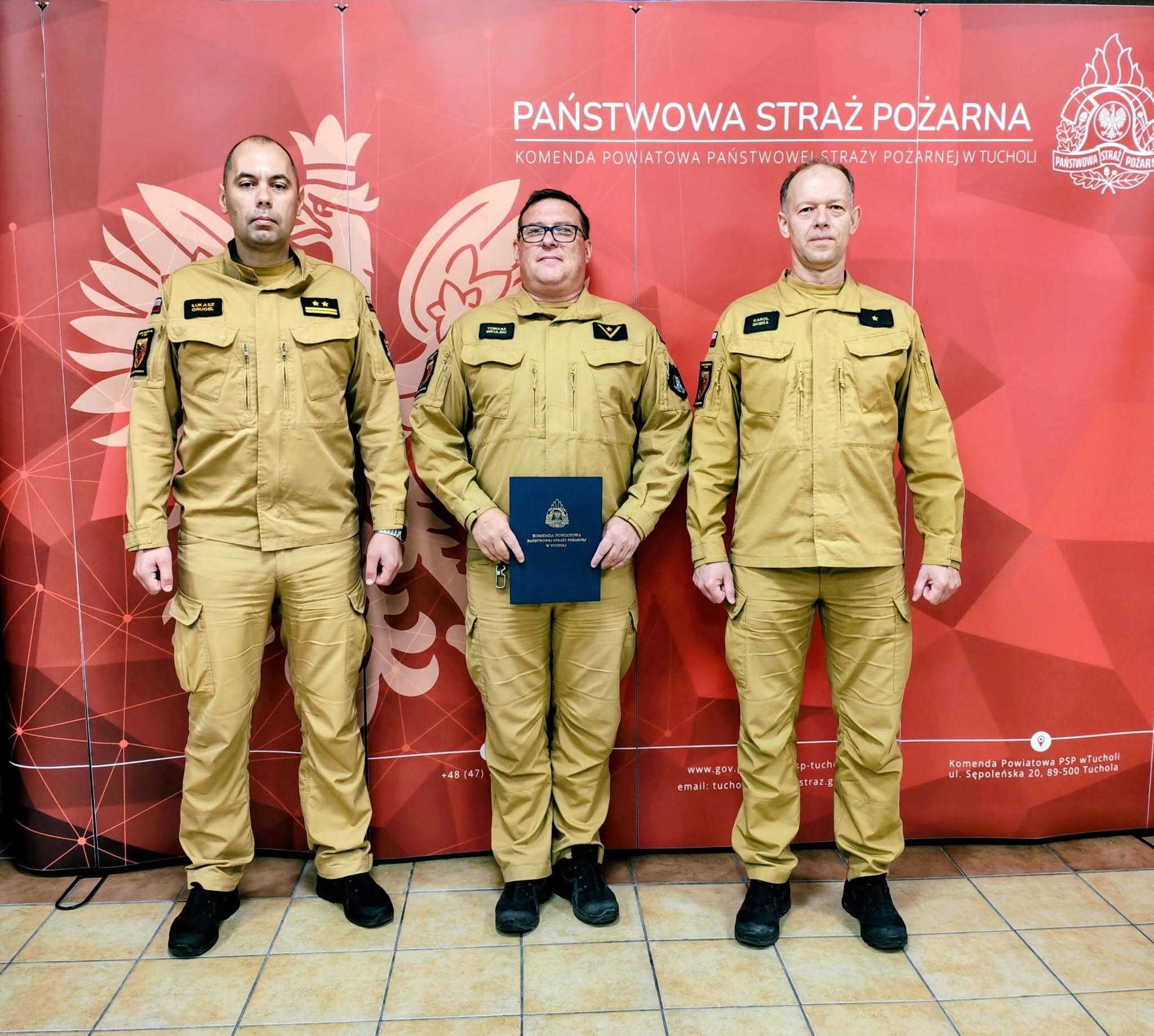 Jubileusz 20-lecia służby mł. asp. Tomasza Mikulskiego
