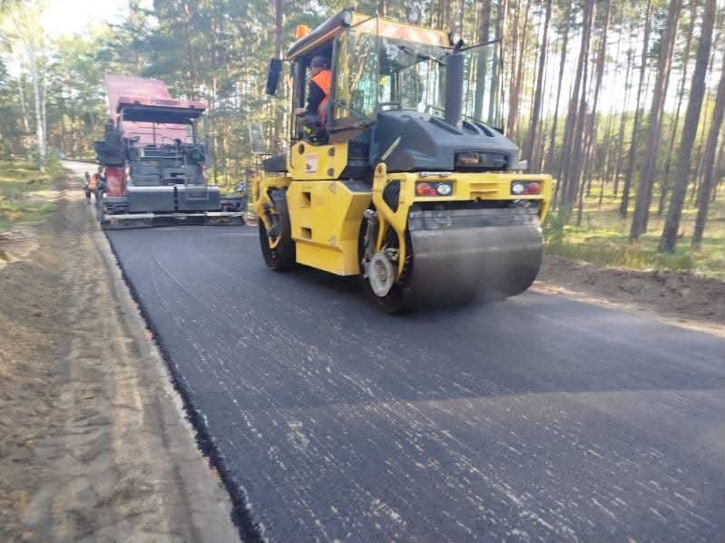 Prace na drodze Kurcze-Bagna idą do przodu