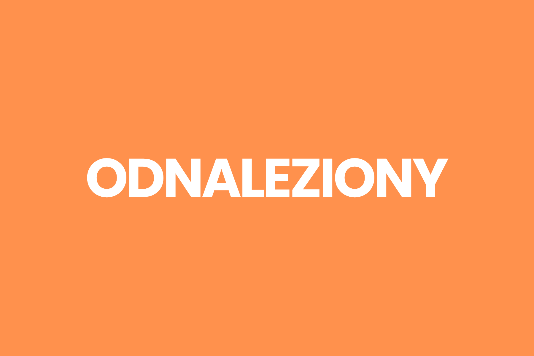 Robert z gminy Śliwice się odnalazł