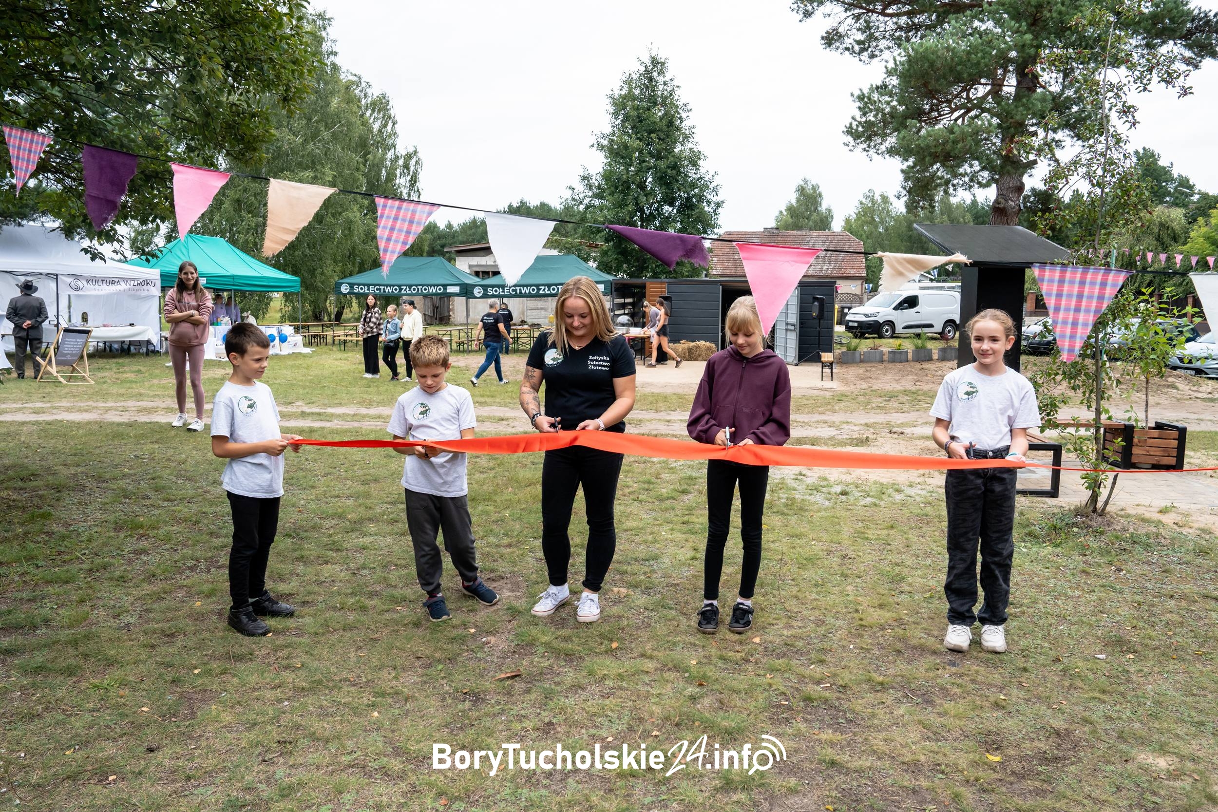 Otwarcie placu zabaw i piknik w sołectwie Złotowo (FOTO, WIDEO)