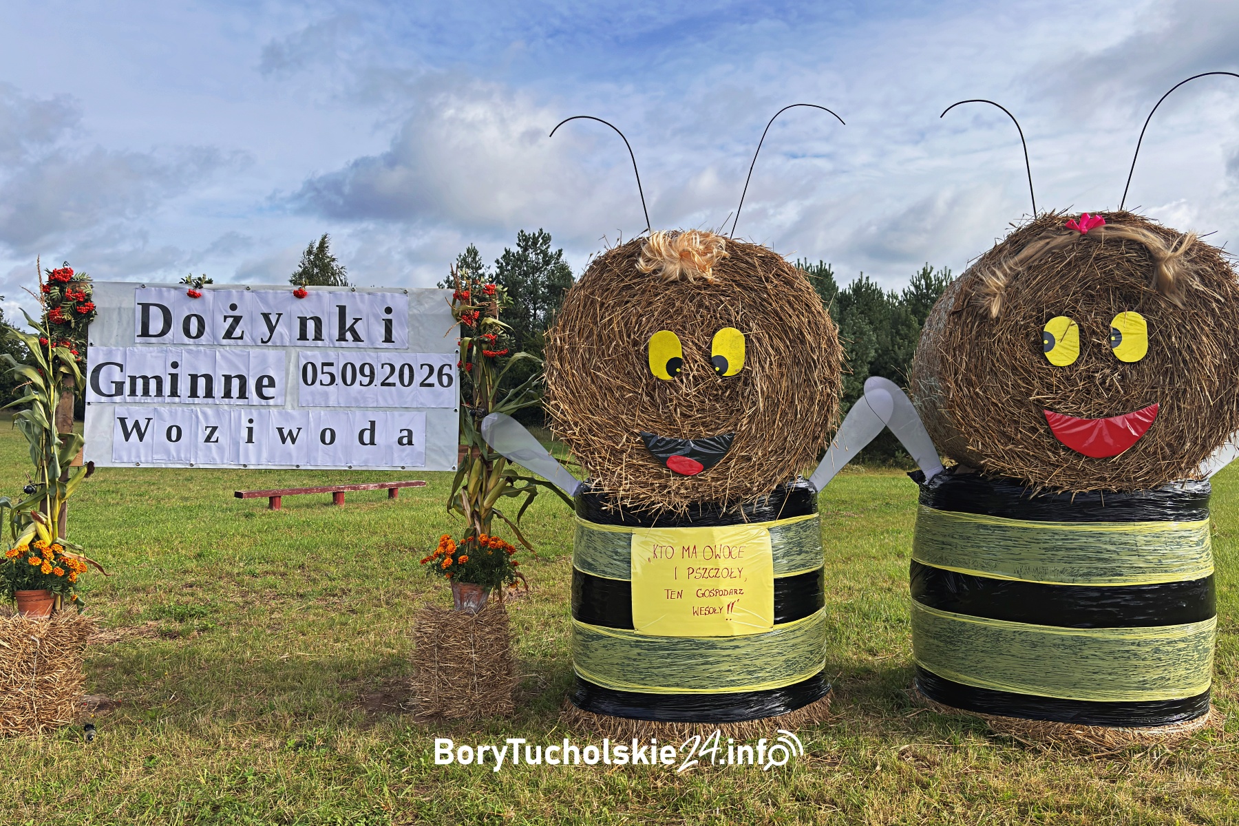 Dożynkowe witacze w gminie Tuchola (FOTO)