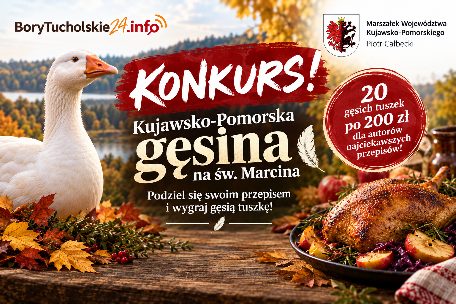 Konkurs. Wygraj gęsinę na św. Marcina! 
