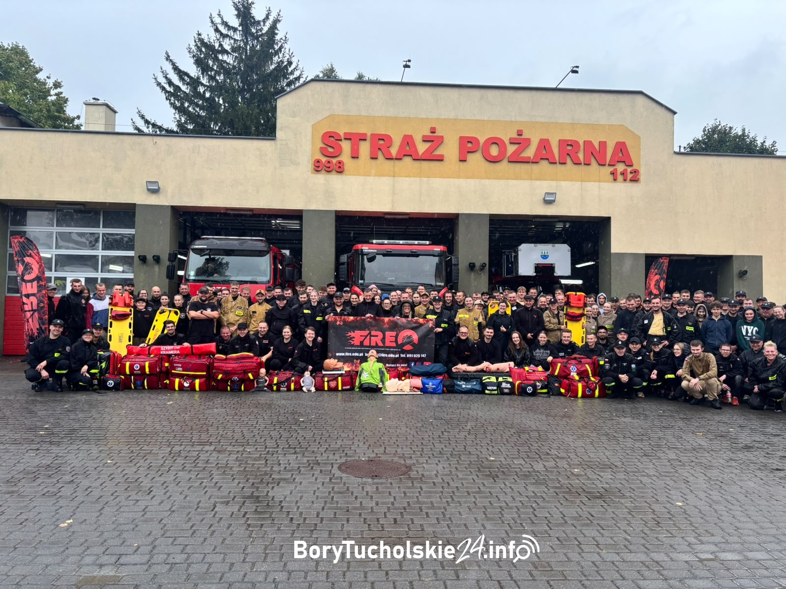Duże szkolenie strażaków w Czersku. Kilkuset druhów uczestniczyło w kursie KPP (FOTO)