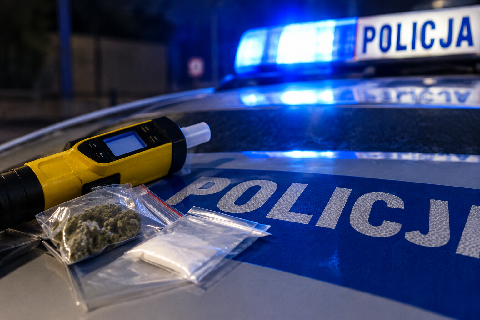 Alkohol, narkotyki i ucieczka przed policją. Dwóch kierujących zatrzymanych w gminie Czersk