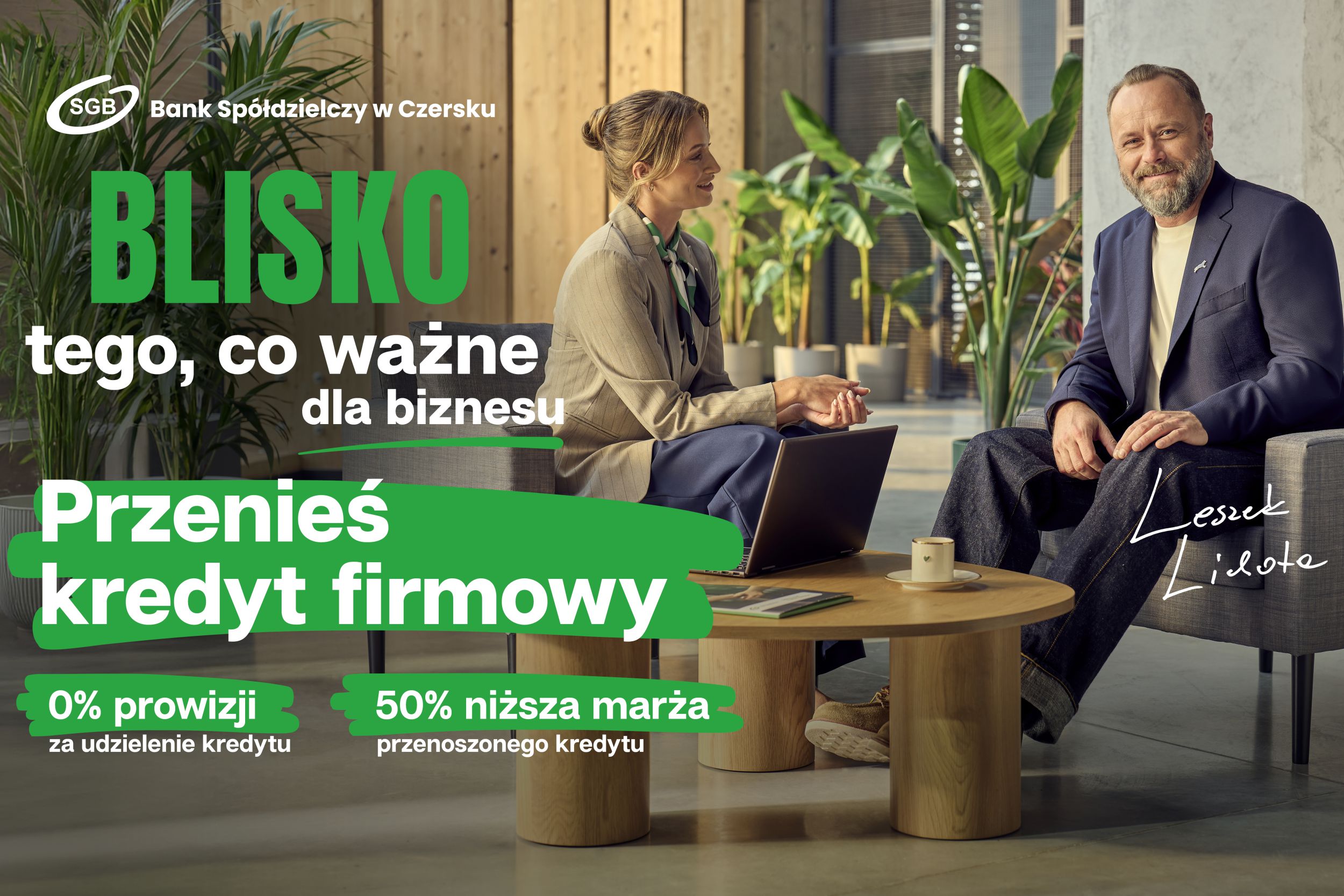 Przenieś kredyt firmowy lub rolniczy do Banku Spółdzielczego w Czersku