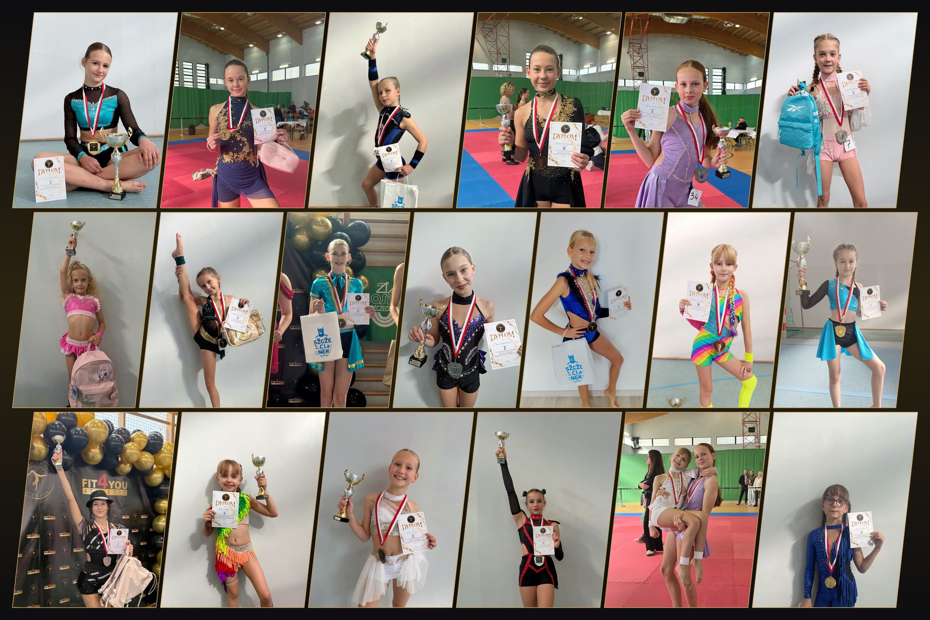 Kolejne miejsca na podium dla Fitness Sportowego Tuchola. Udany początek sezonu startowego (FOTO)