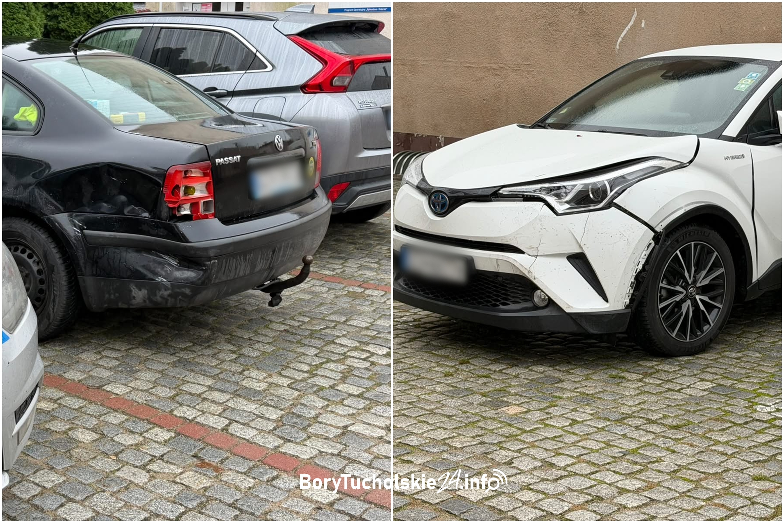 Kolizja przy urzędzie miejskim. Zderzenie urzędnika z burmistrzem (FOTO)