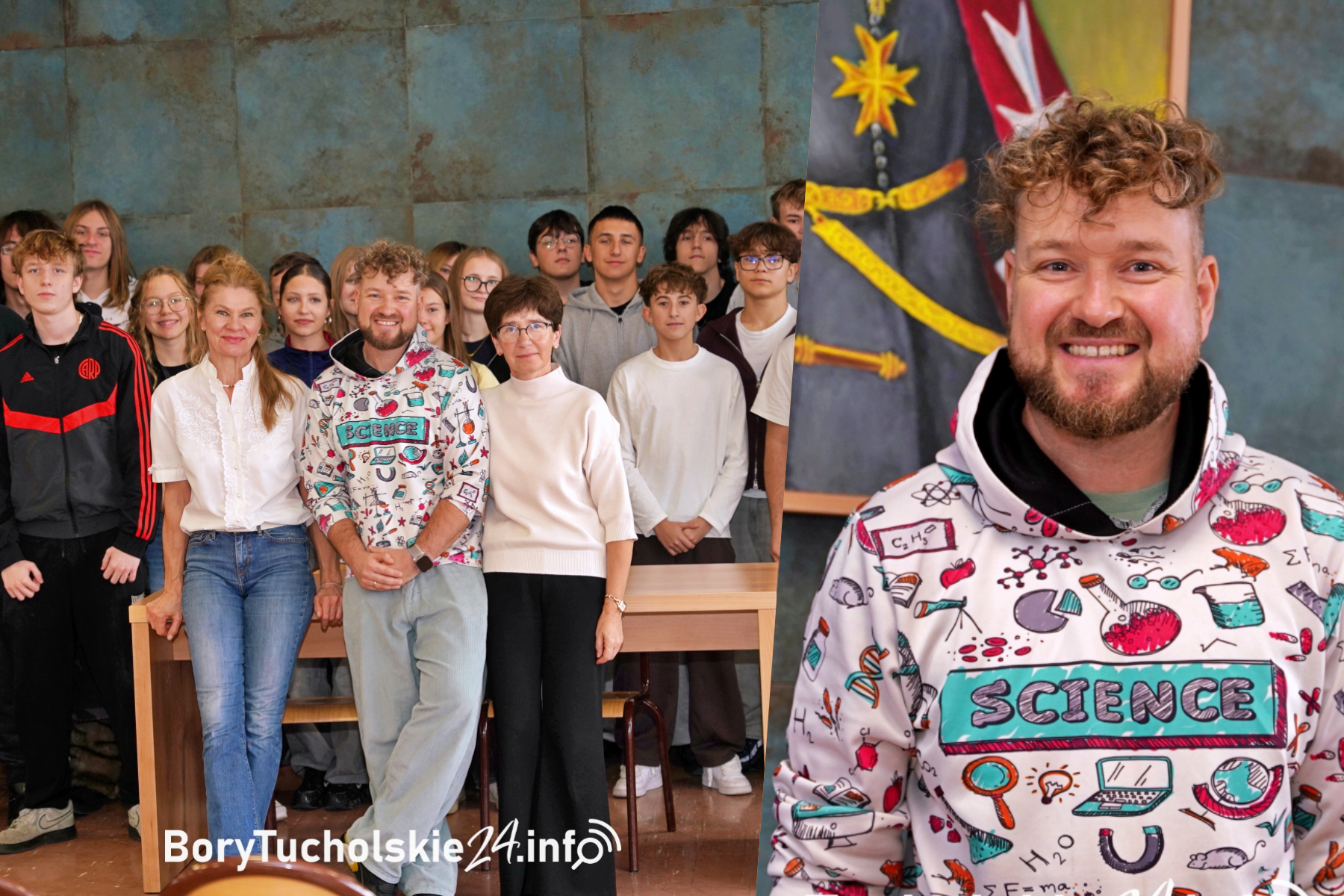Nauczyciel Roku 2026 wrócił do swojej szkoły. Tomasz Ordza spotkał się z nauczycielami i uczniami w Tucholi (FOTO, WIDEO)