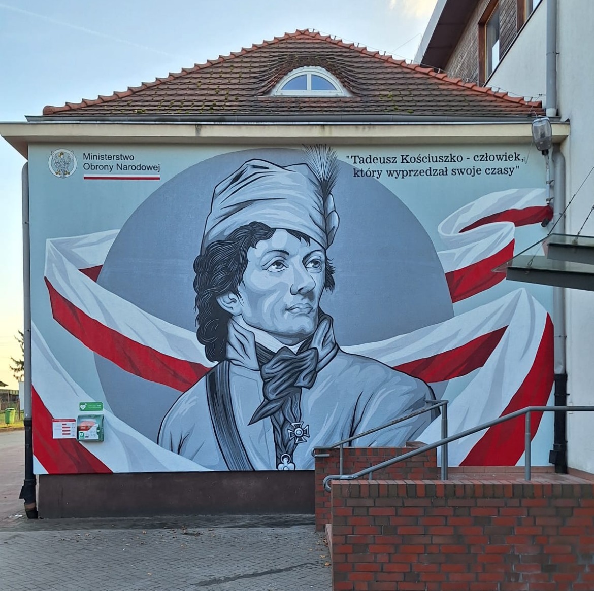 Mural szkoła podstawowa Łąg