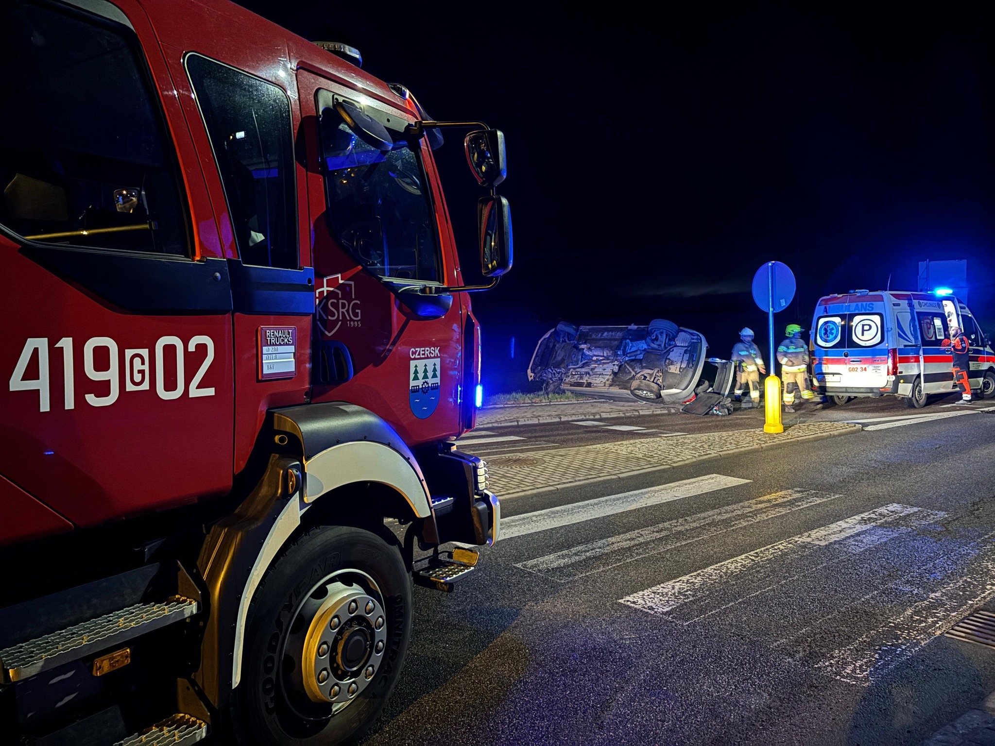 Wypadek Rondo Czersk 